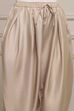 Beige Polyester Palazzo Pants image number 1