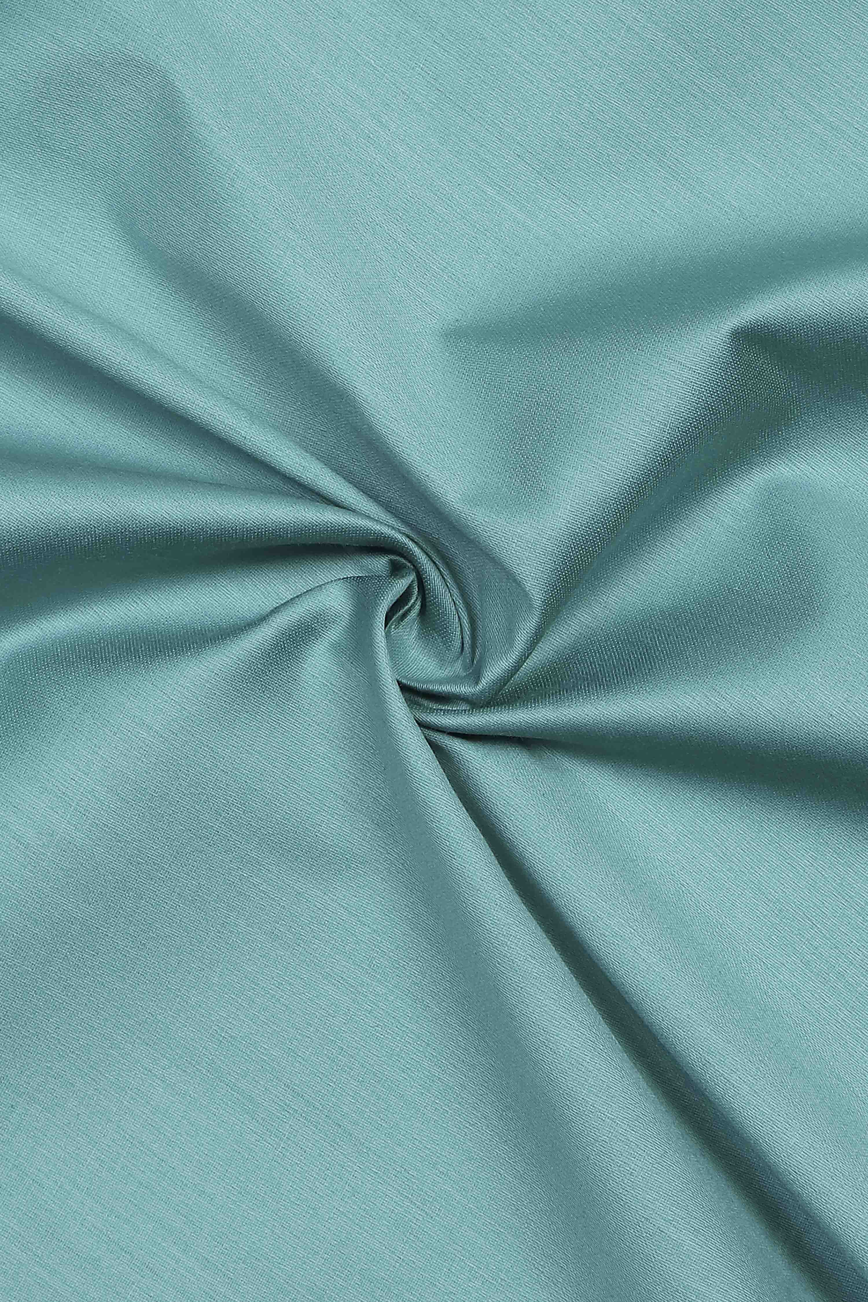 Blue Cotton Jamdani Unstitched Suit Set image number 2