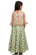 Green Anarkali Cotton Gown image number 4