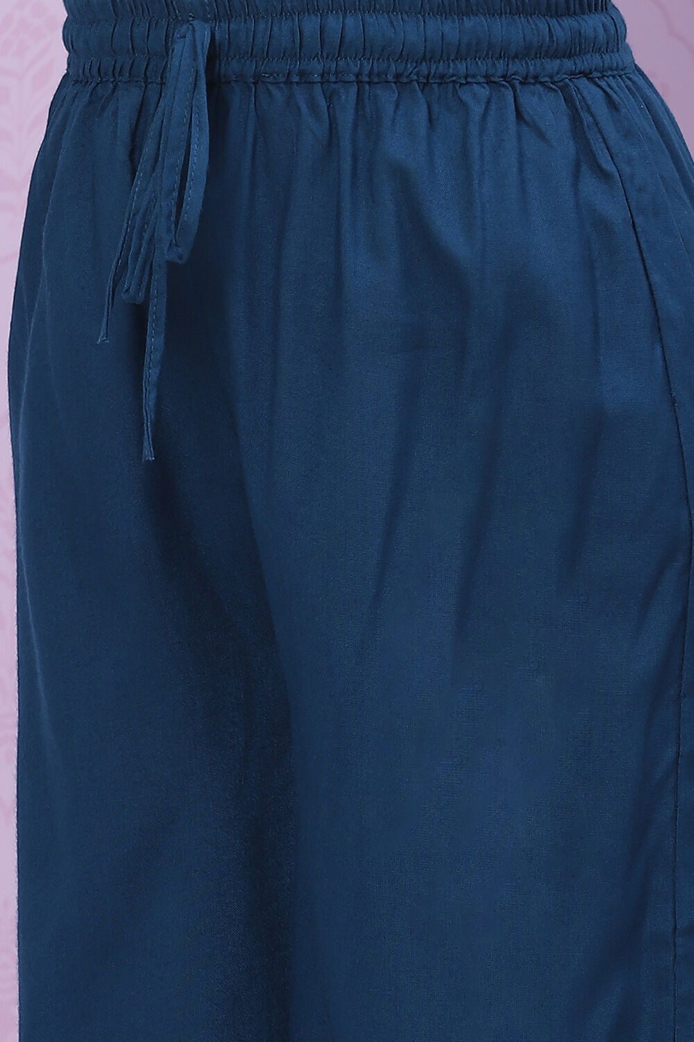 Black Rayon Flared Printed kurta Set image number 5