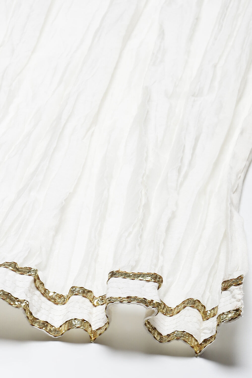 Rohit Bal Yellow Cotton Silk Straight Yarndyed Suit Set image number 2