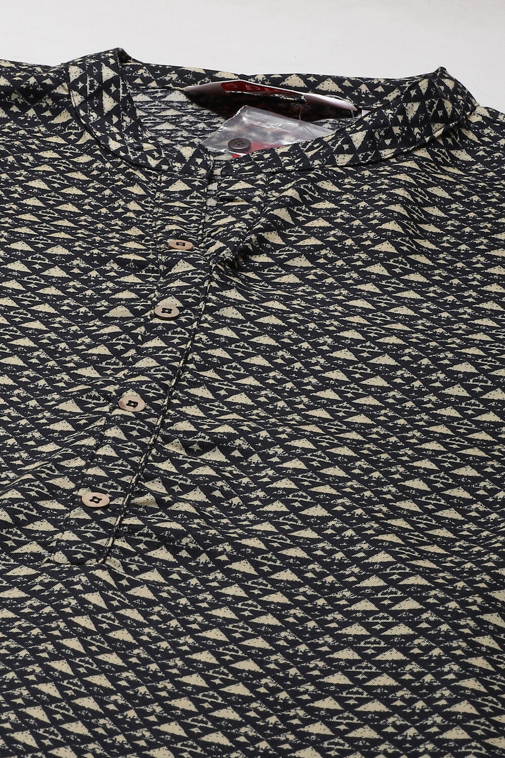 Orange Rayon Straight Kurta image number 1