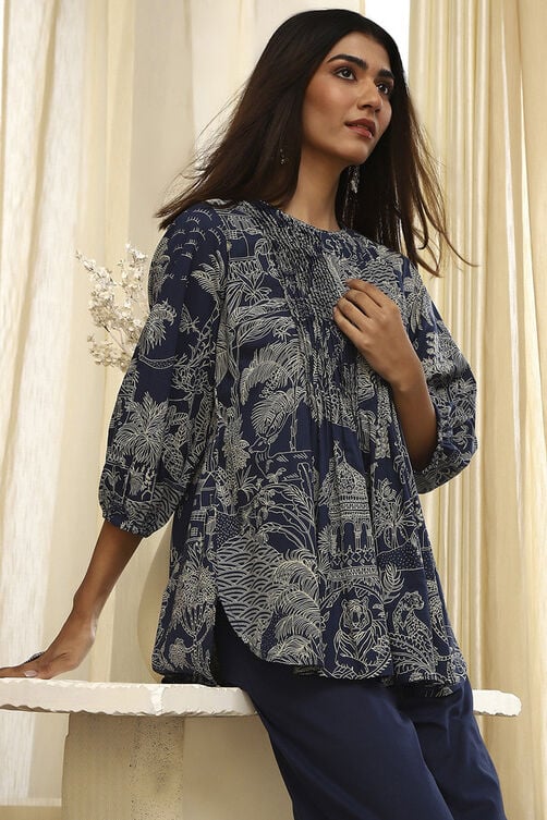 Cotton Fusion Short Kurta Set