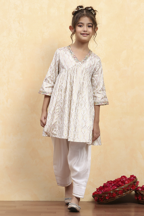 Cotton Anarkali Dress for Girl