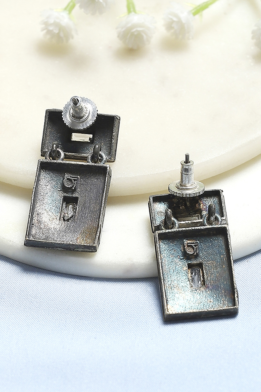 Oxidised Brass Drop & Danglers image number 2