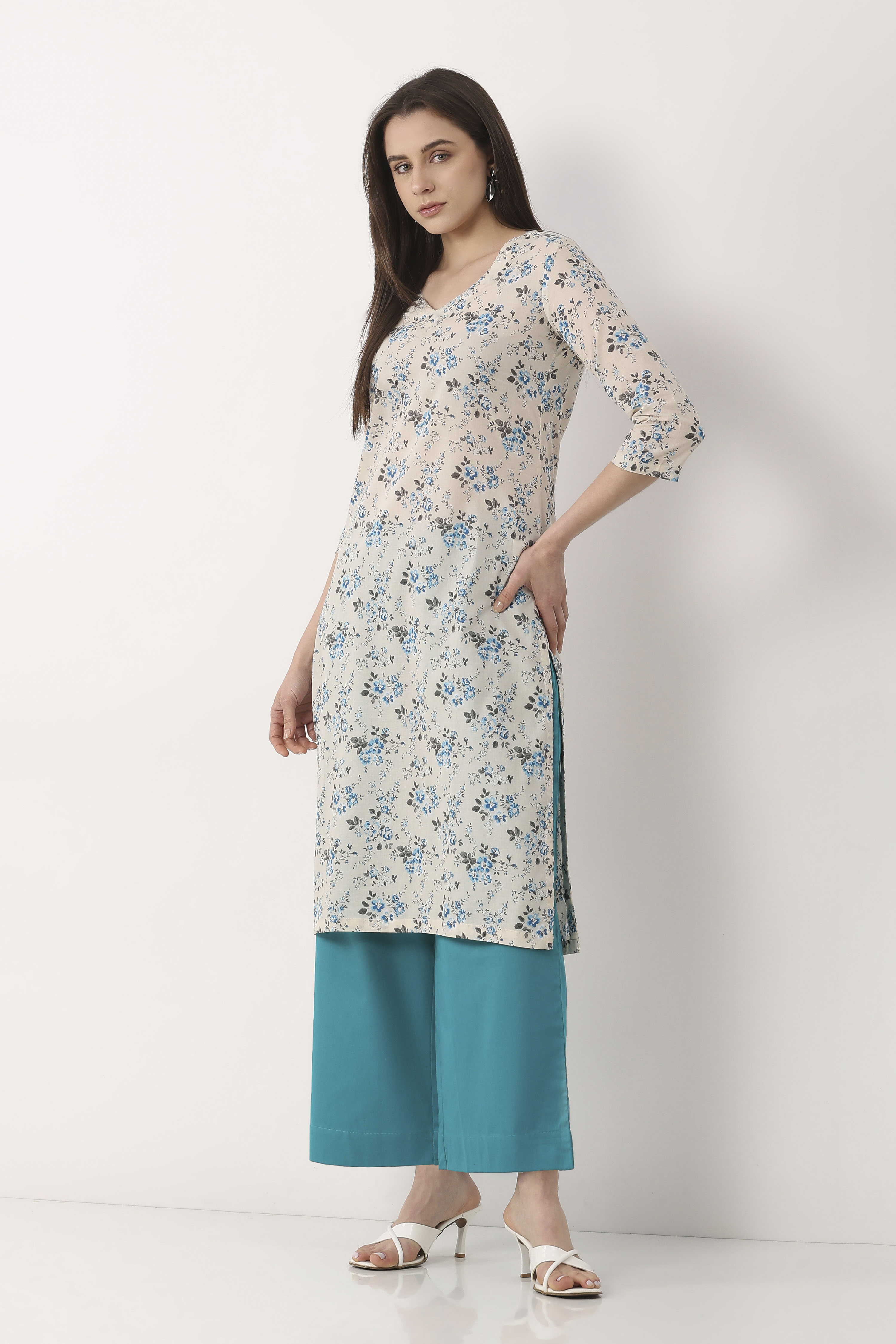 Pink Cotton Regular Pants image number 0