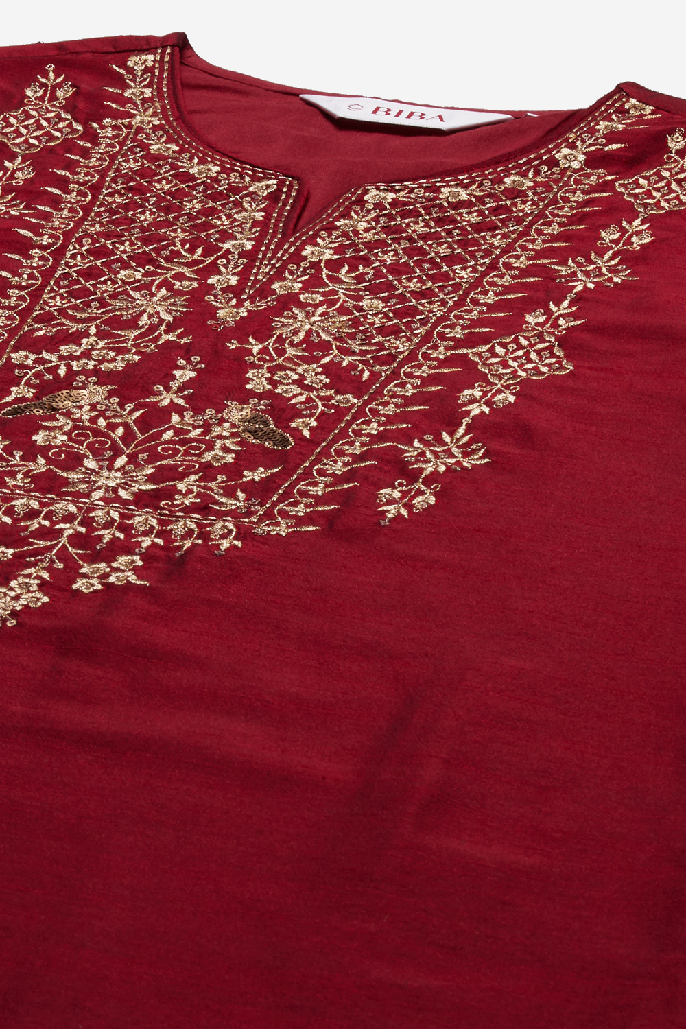 Navy Blue Poly Viscose Straight Kurta Slim Pant Suit Set image number 1