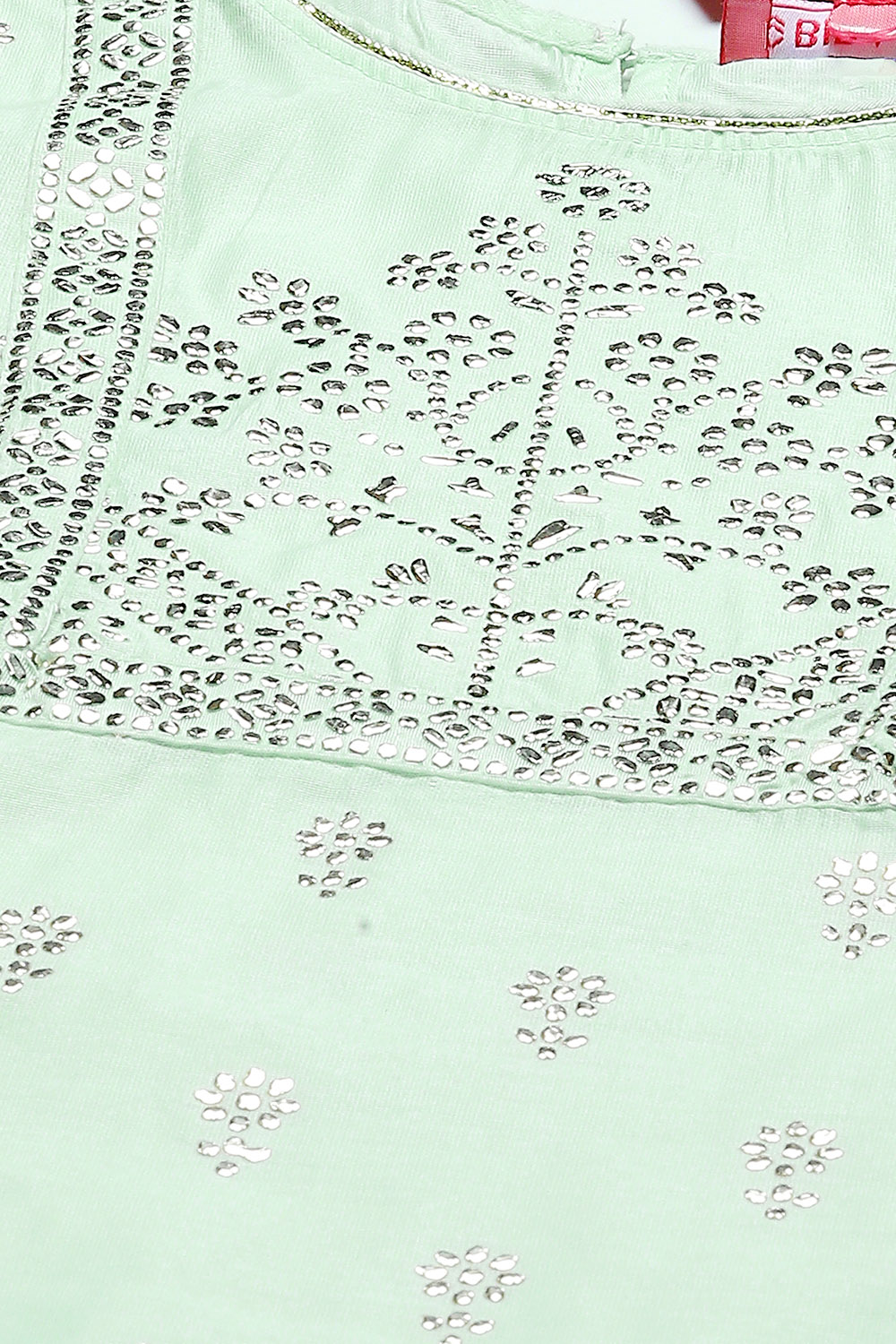 Light Blue Art Silk Flared Kurta Churidar Suit Set image number 1