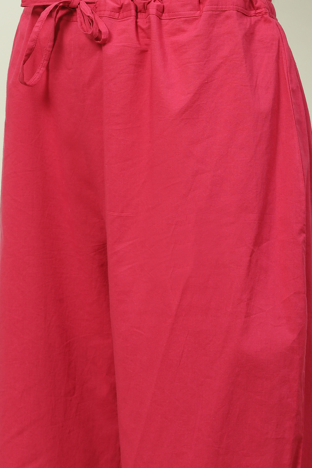 Mustard Printed Cotton Straight Kurta Palazzo Suit Set image number 3