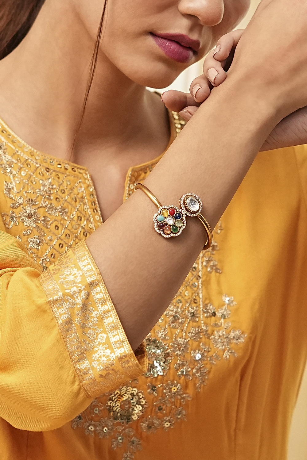 Multi Brass Bracelet image number 1