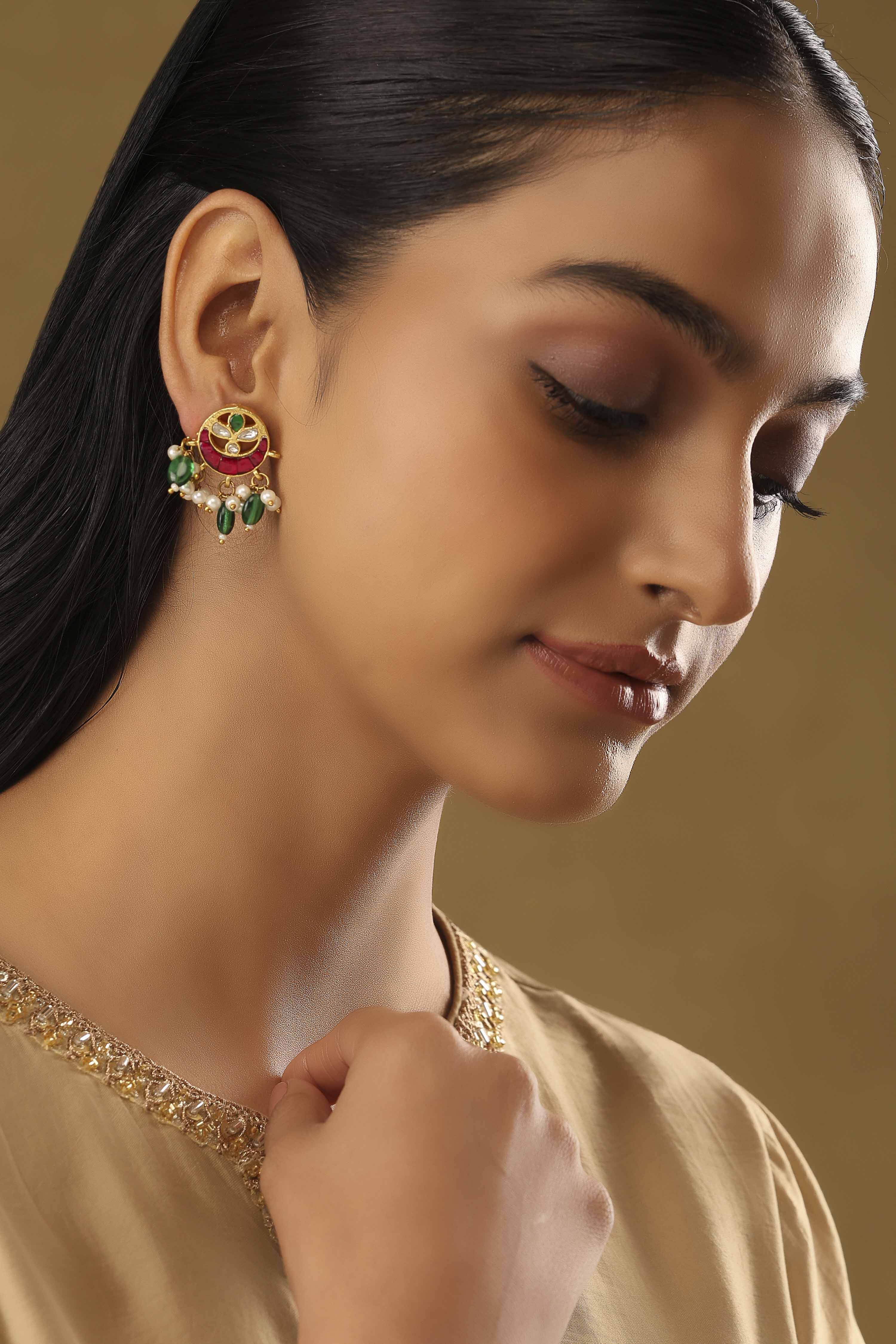 Multicolor Brass Studs image number 3
