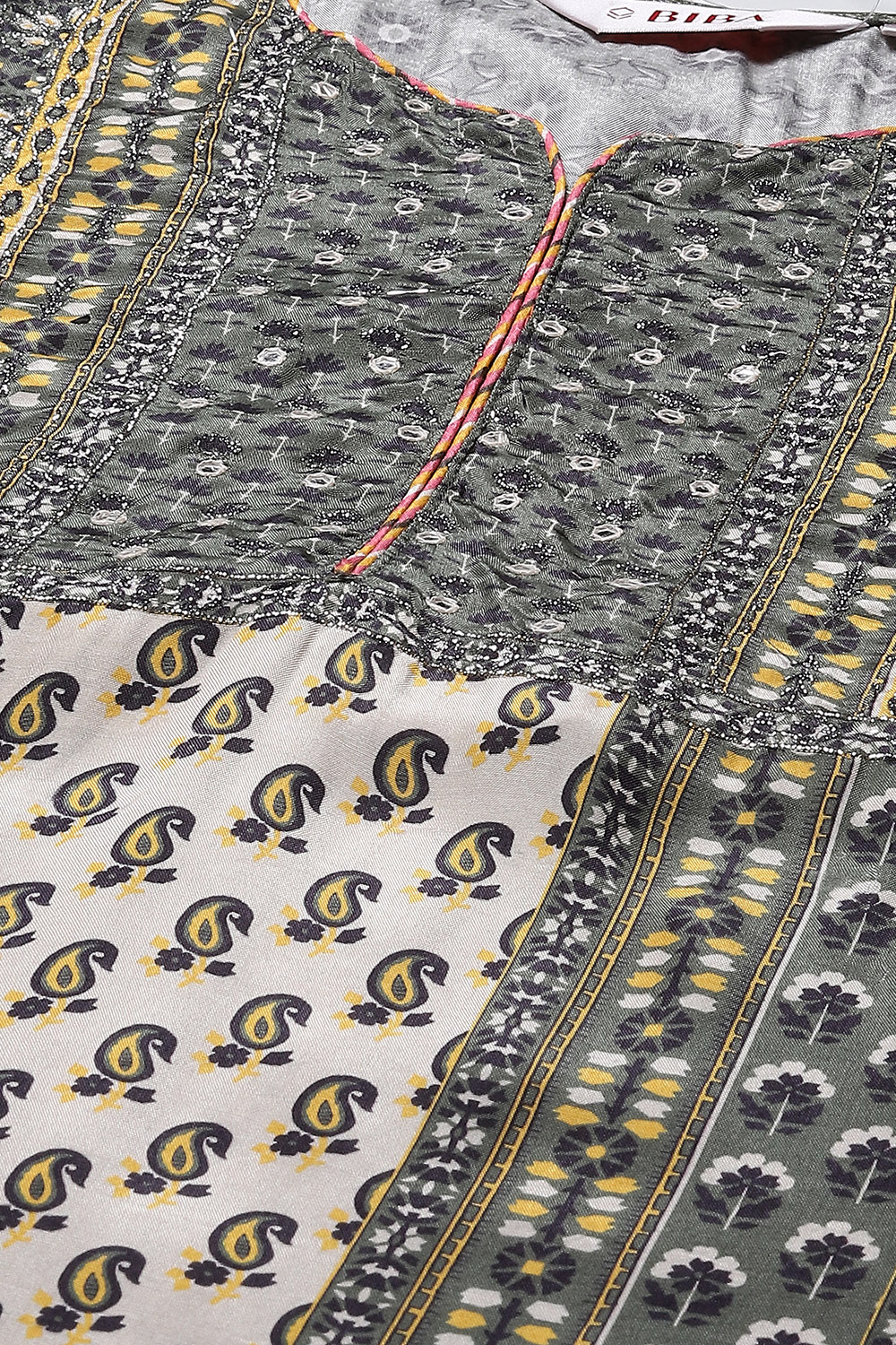 Ivory Viscose A Line Kurta image number 1