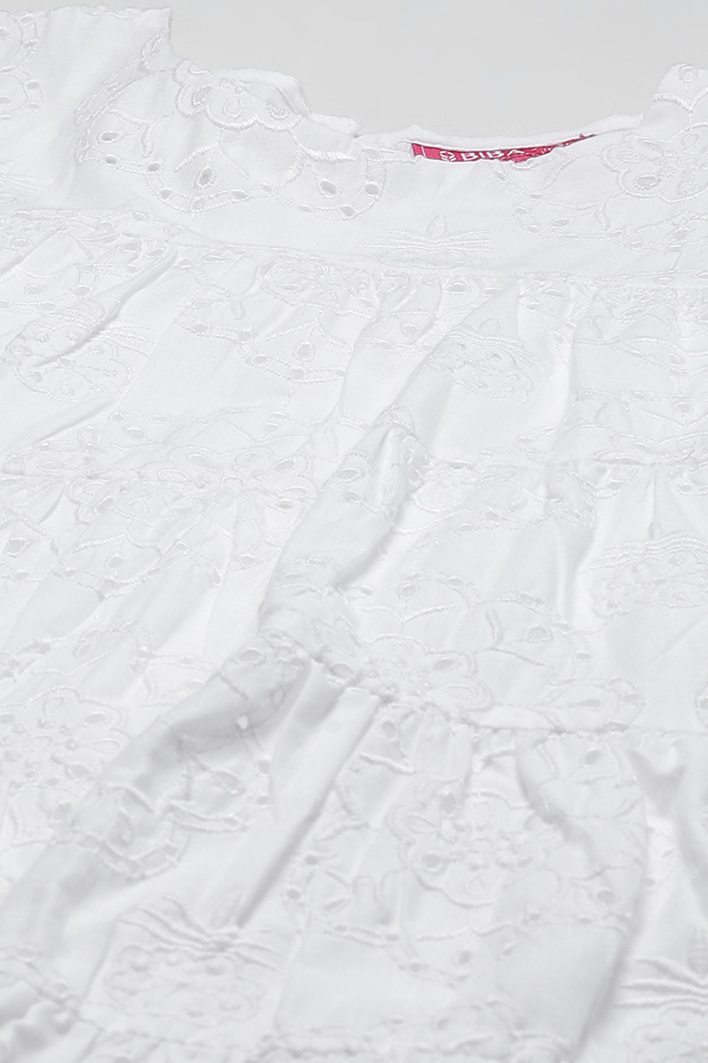 White Cotton Dress image number 1