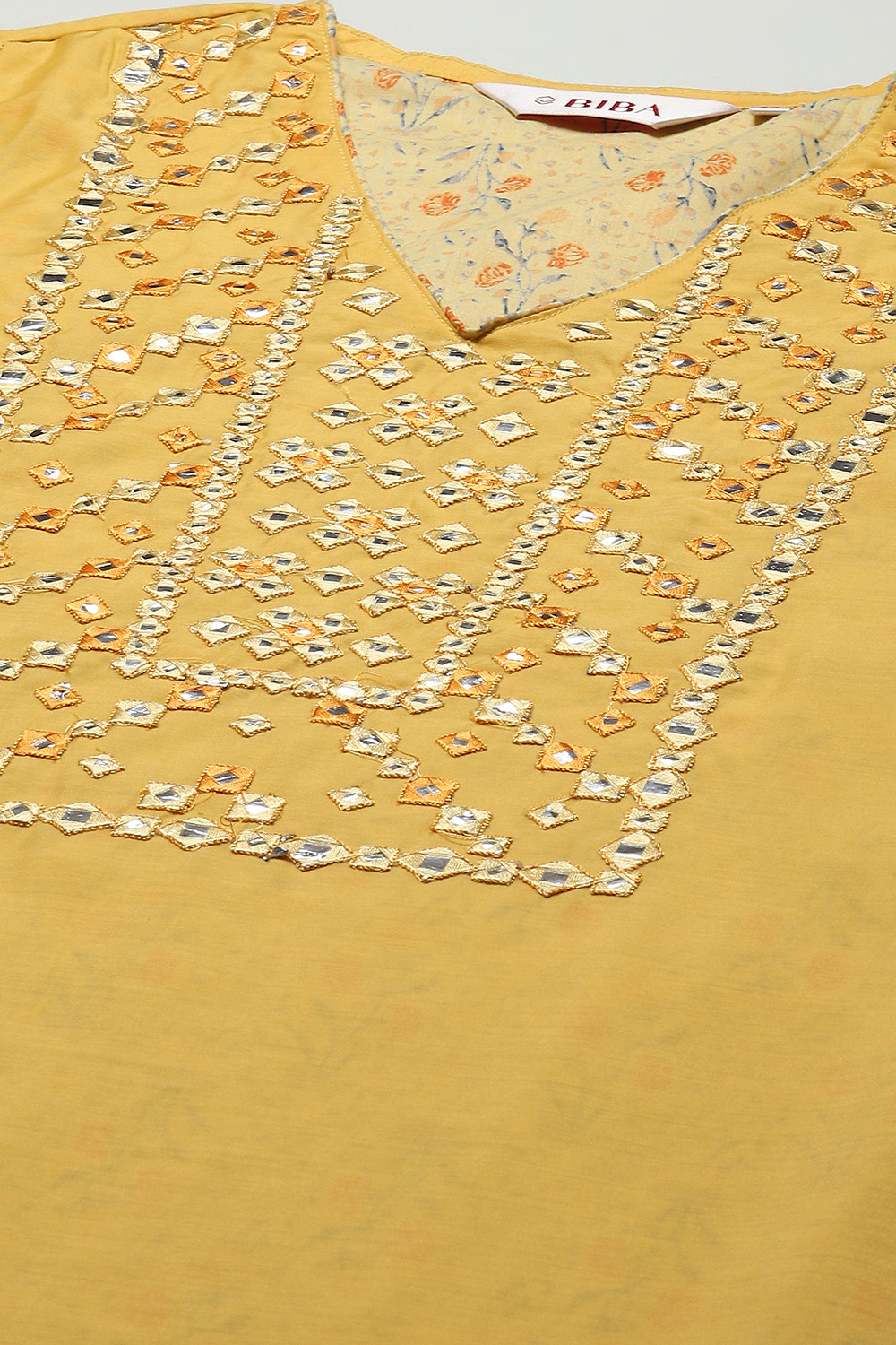 Powder Blue Cambric Narrow Kurta Pant Suit Set image number 1