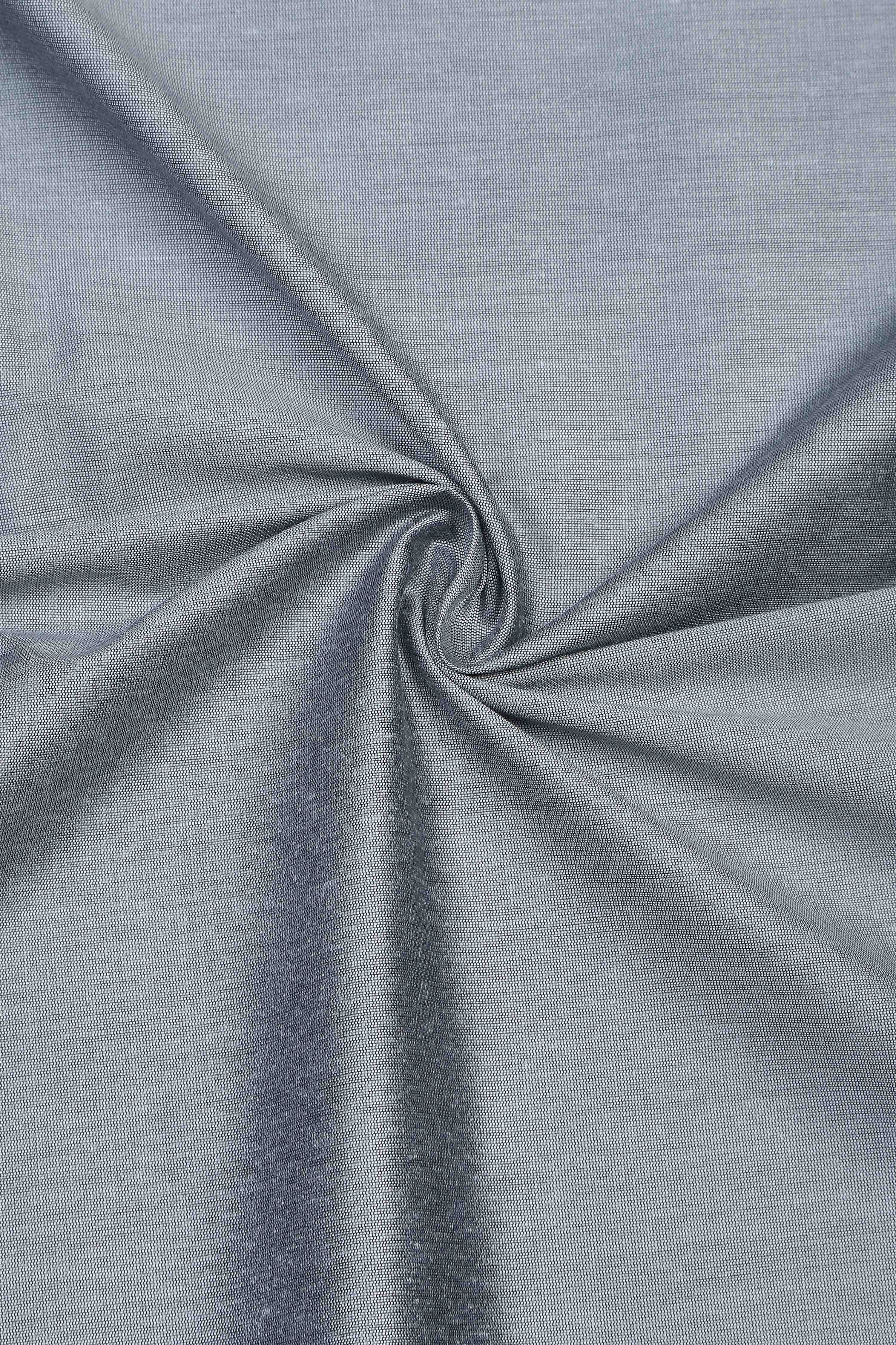 Dusty Mauve Banarasi Chanderi Banarasi Print Unstitched Suit Set image number 2