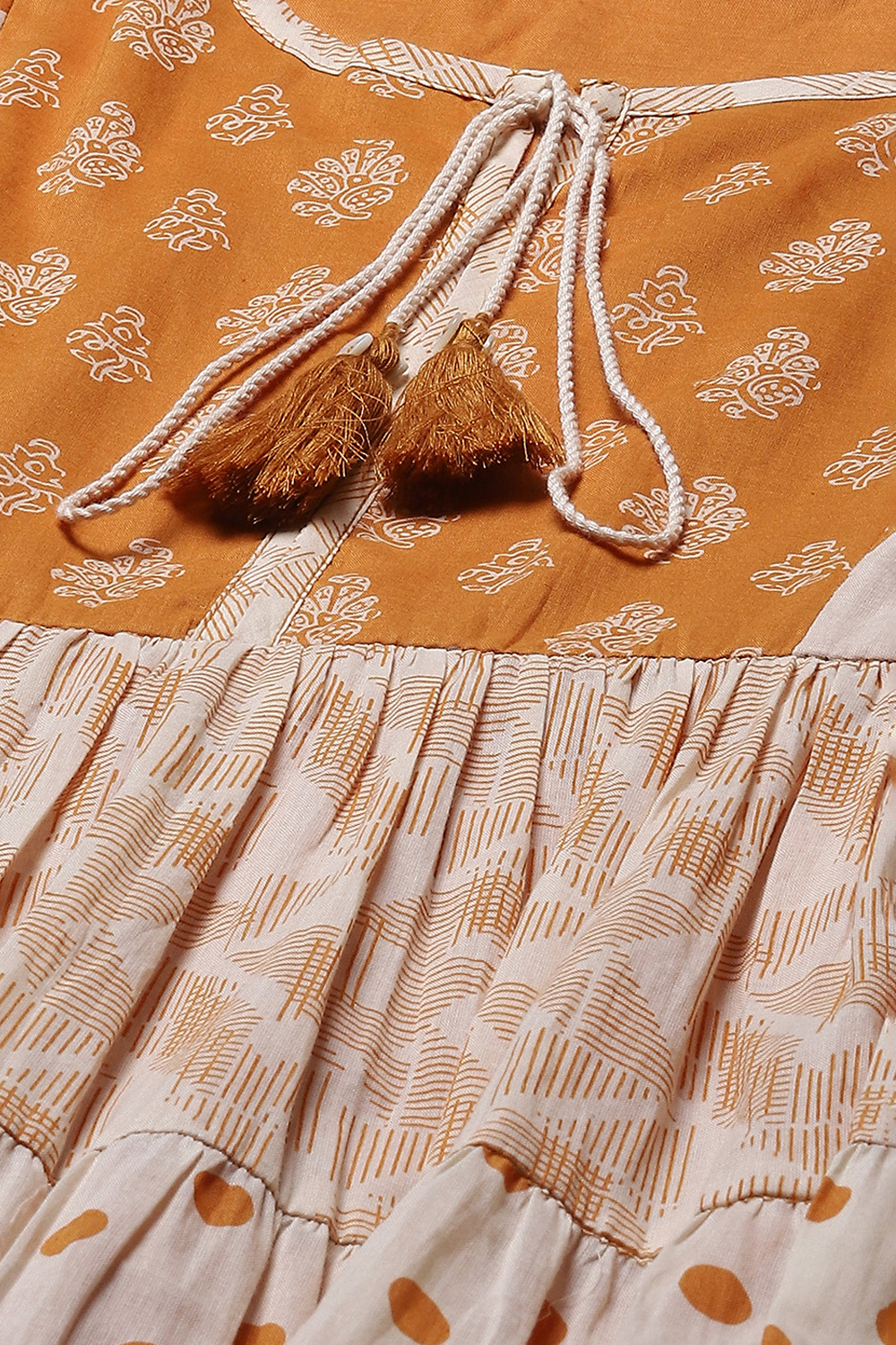 Lavender Cotton Tiered Dress image number 1