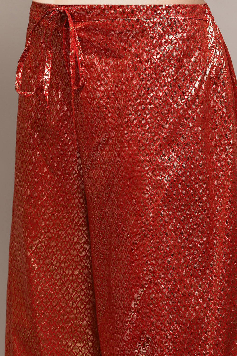 Navy Blue Cotton Straight Printed Kurta Capri Suit Set image number 2