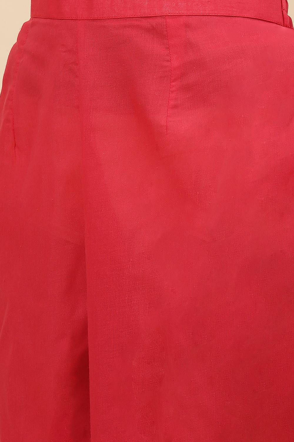 Off White Cotton Handloom Unstitched Suit Set image number 3