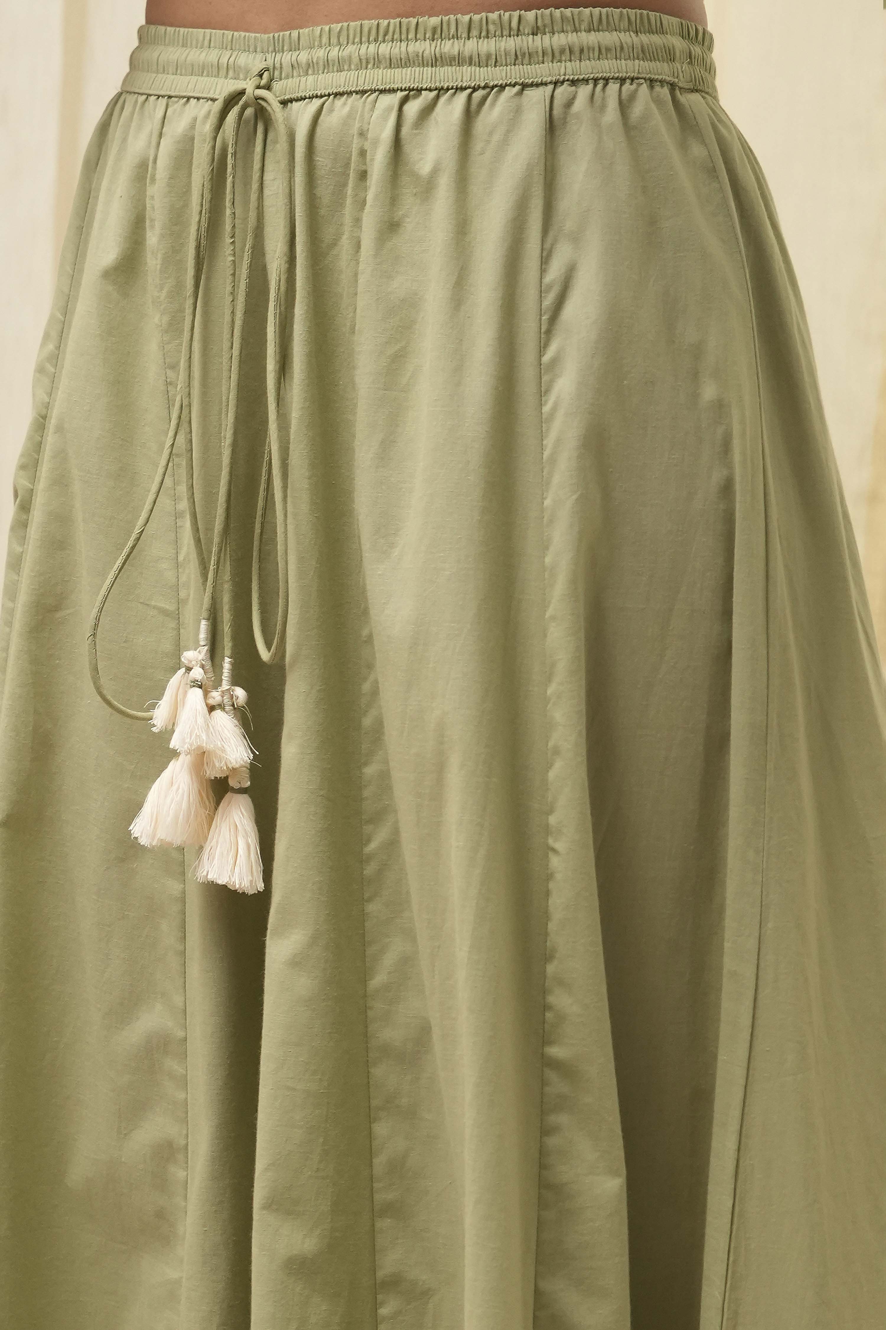 Pink Cotton Floral Strappy Straight Suit Set image number 2