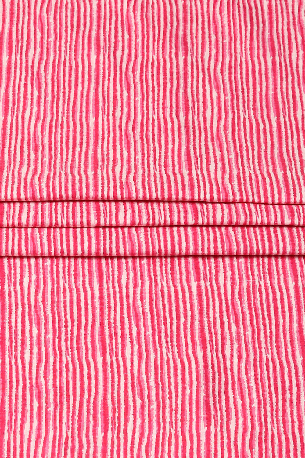 Pink Cotton Hand Embroidered Unstitched Suit Set image number 4