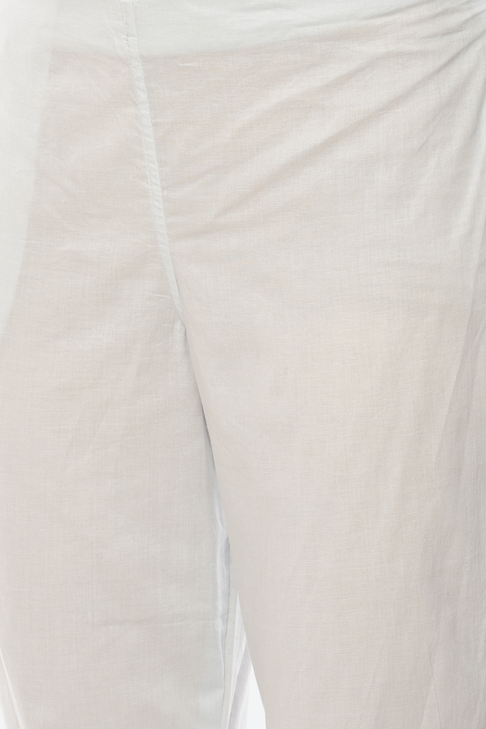 Light Blue Linen Woven Unstitched Suit Set image number 3