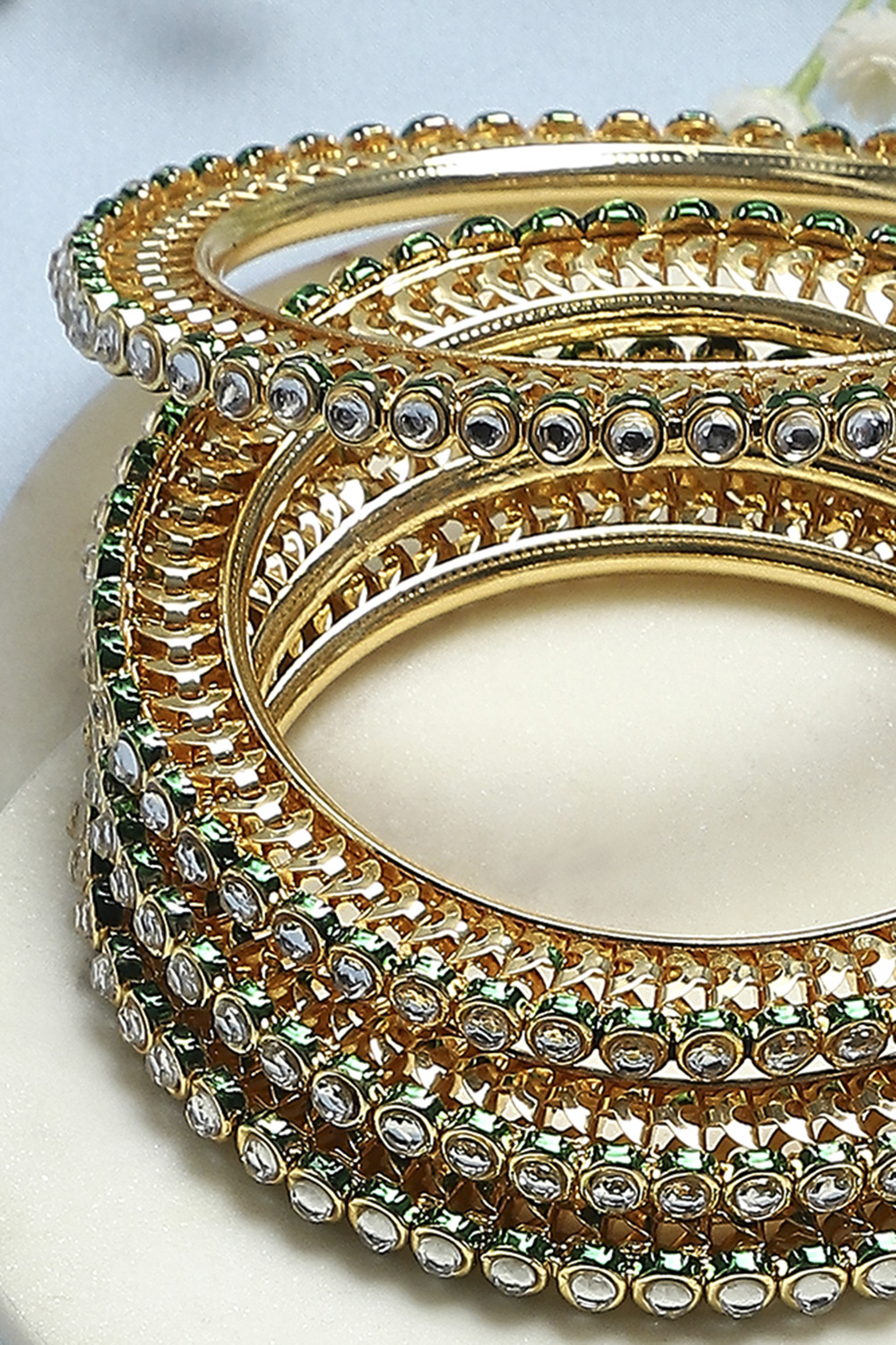 Green Alloy Bangle image number 2