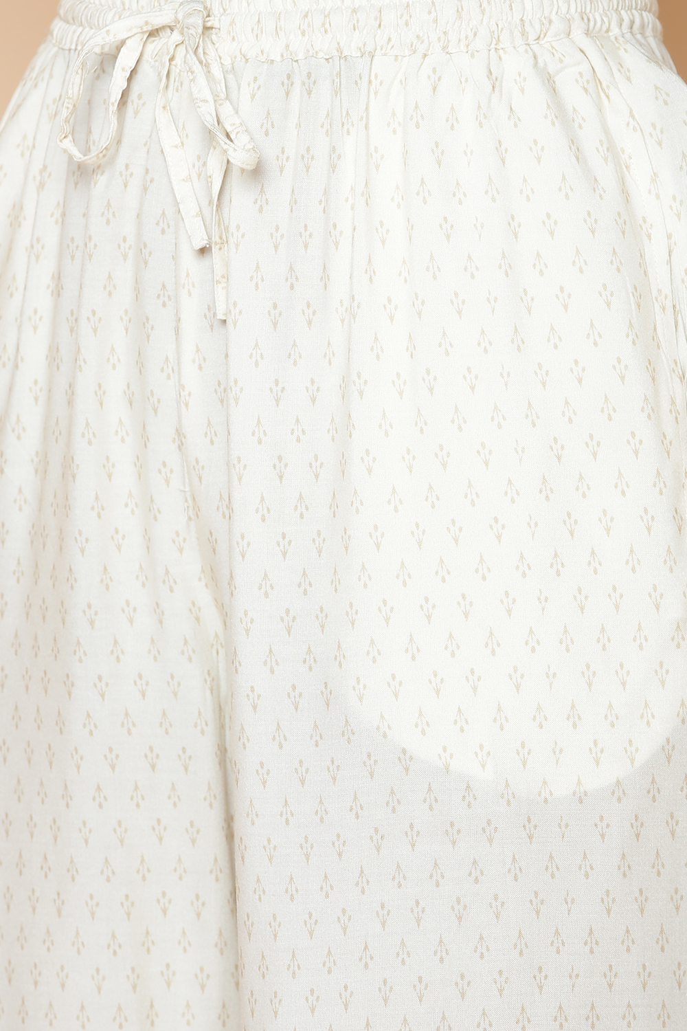 Navy Rayon Asymmetric Kurta Palazzo Suit Set image number 2