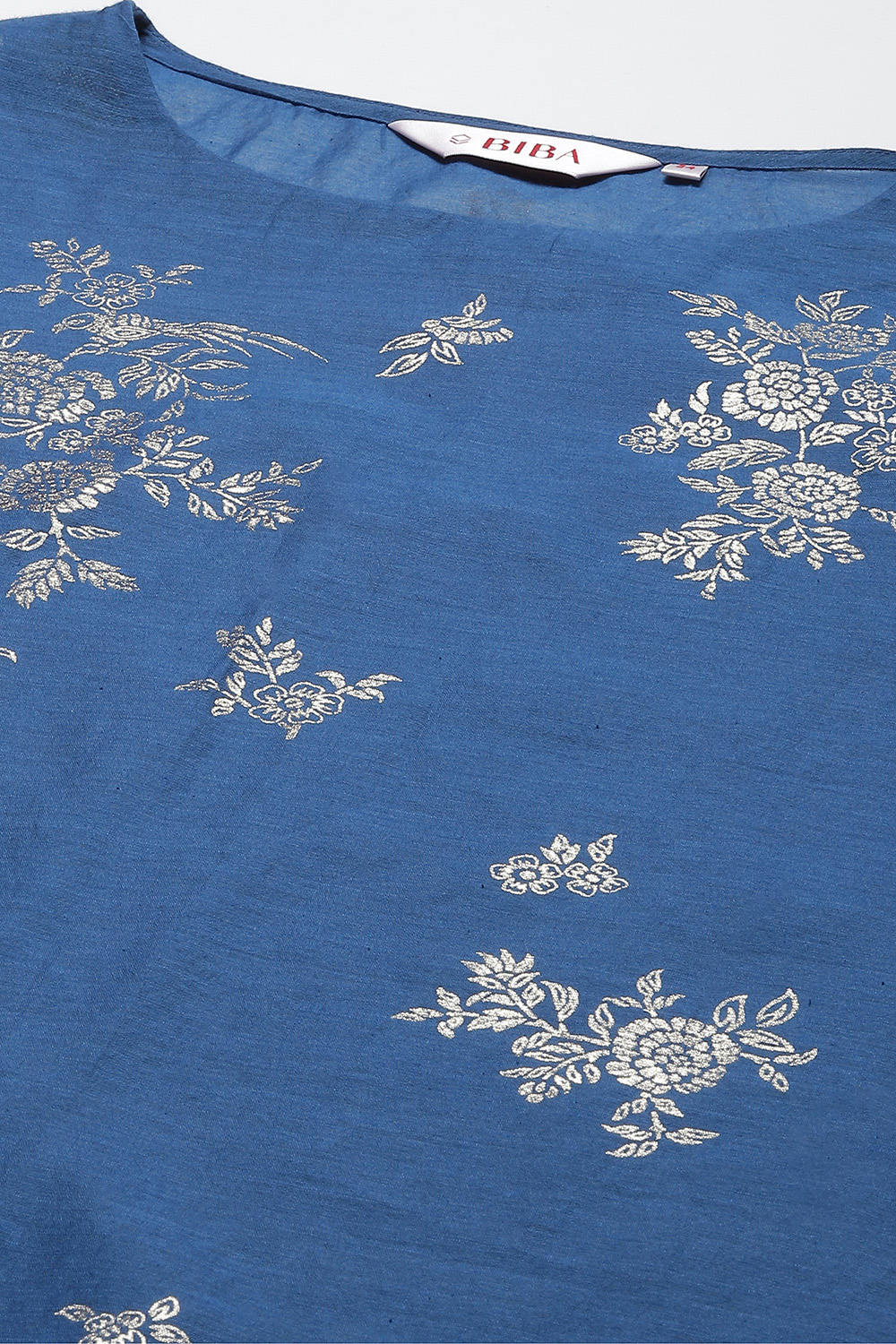 Tomato Red Poly Cotton Printed Kurta Dress image number 1