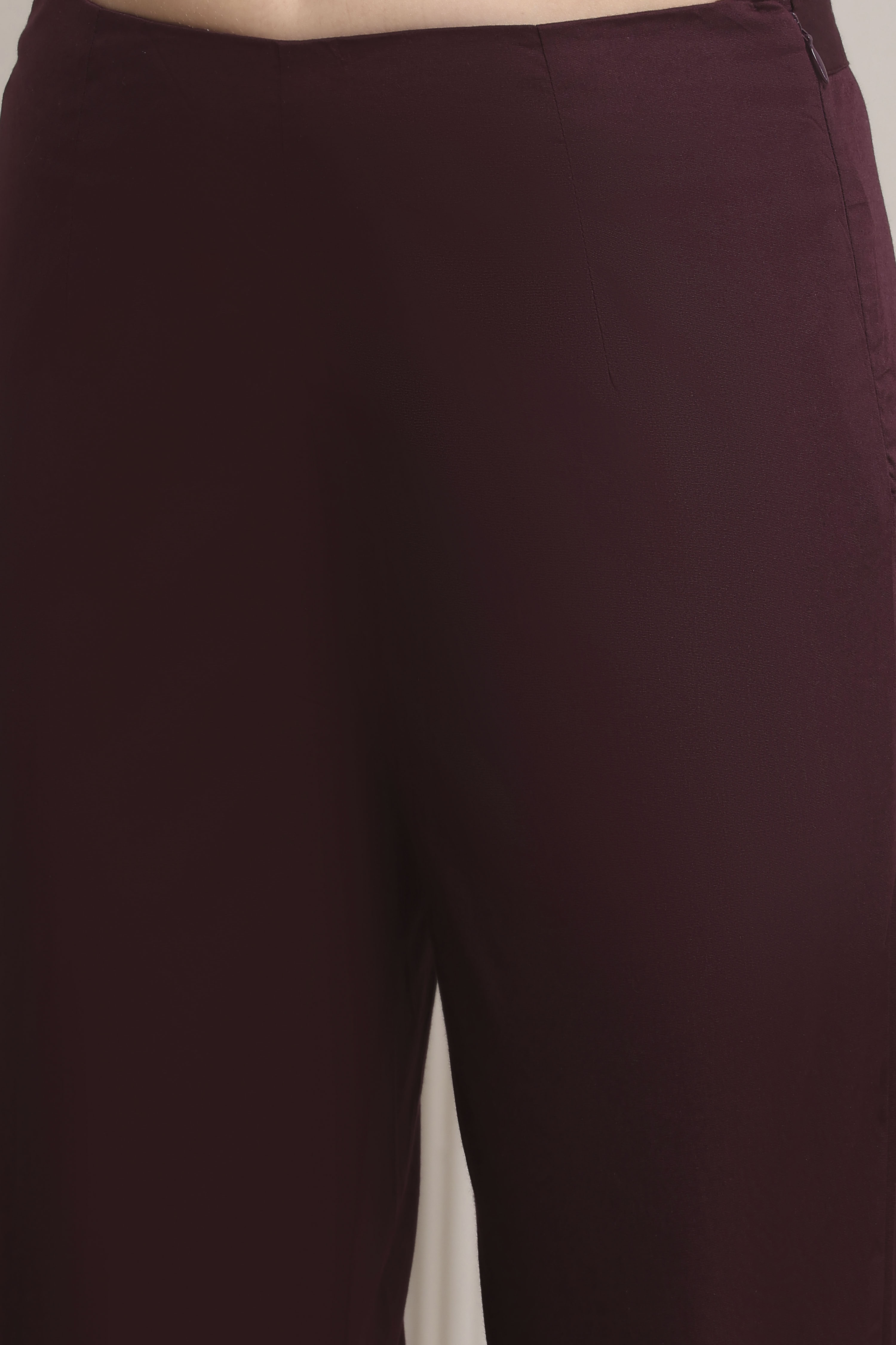 Yellow Poly Viscose Straight Kurta Pants Set image number 2