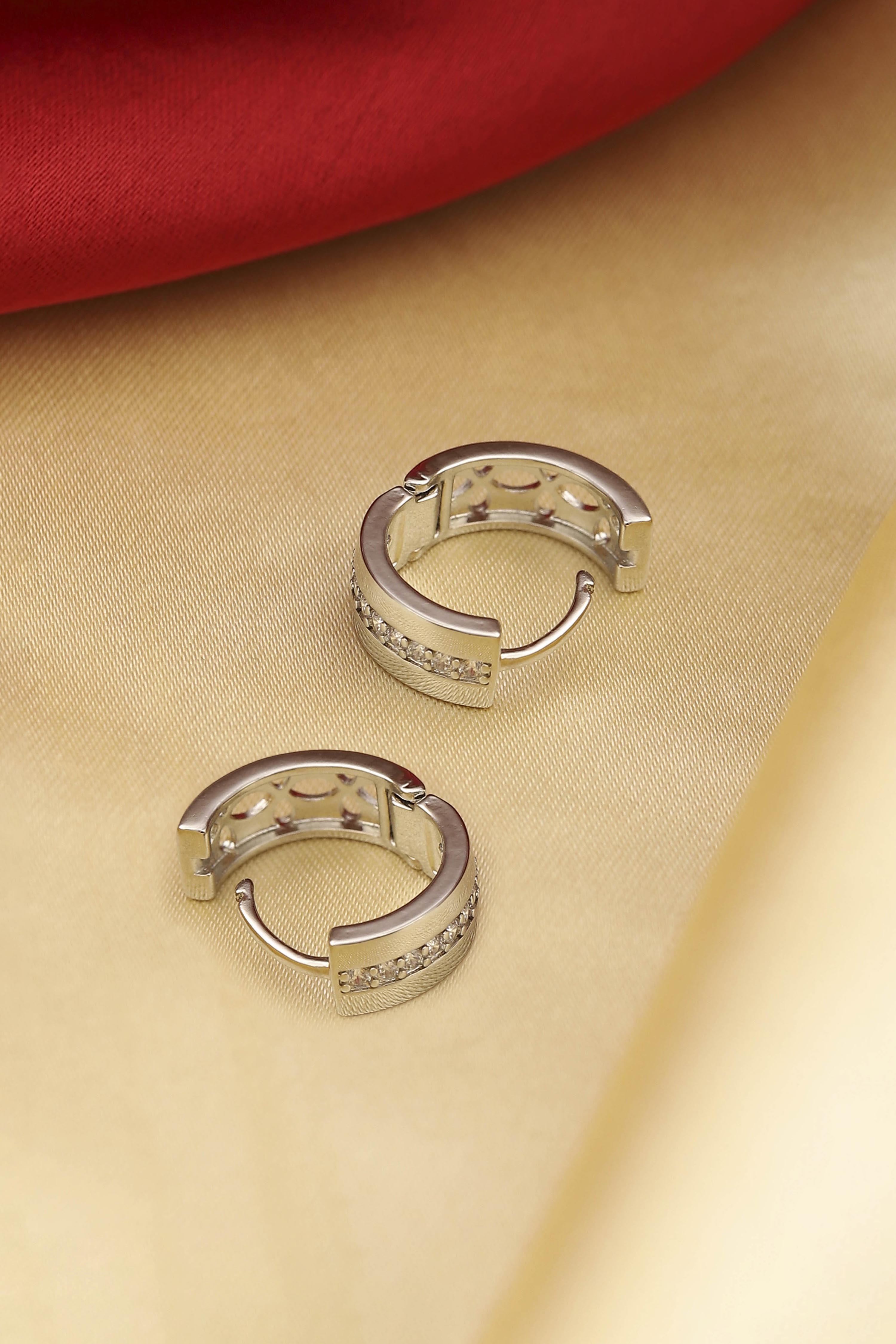 Off White Brass Hoops image number 2