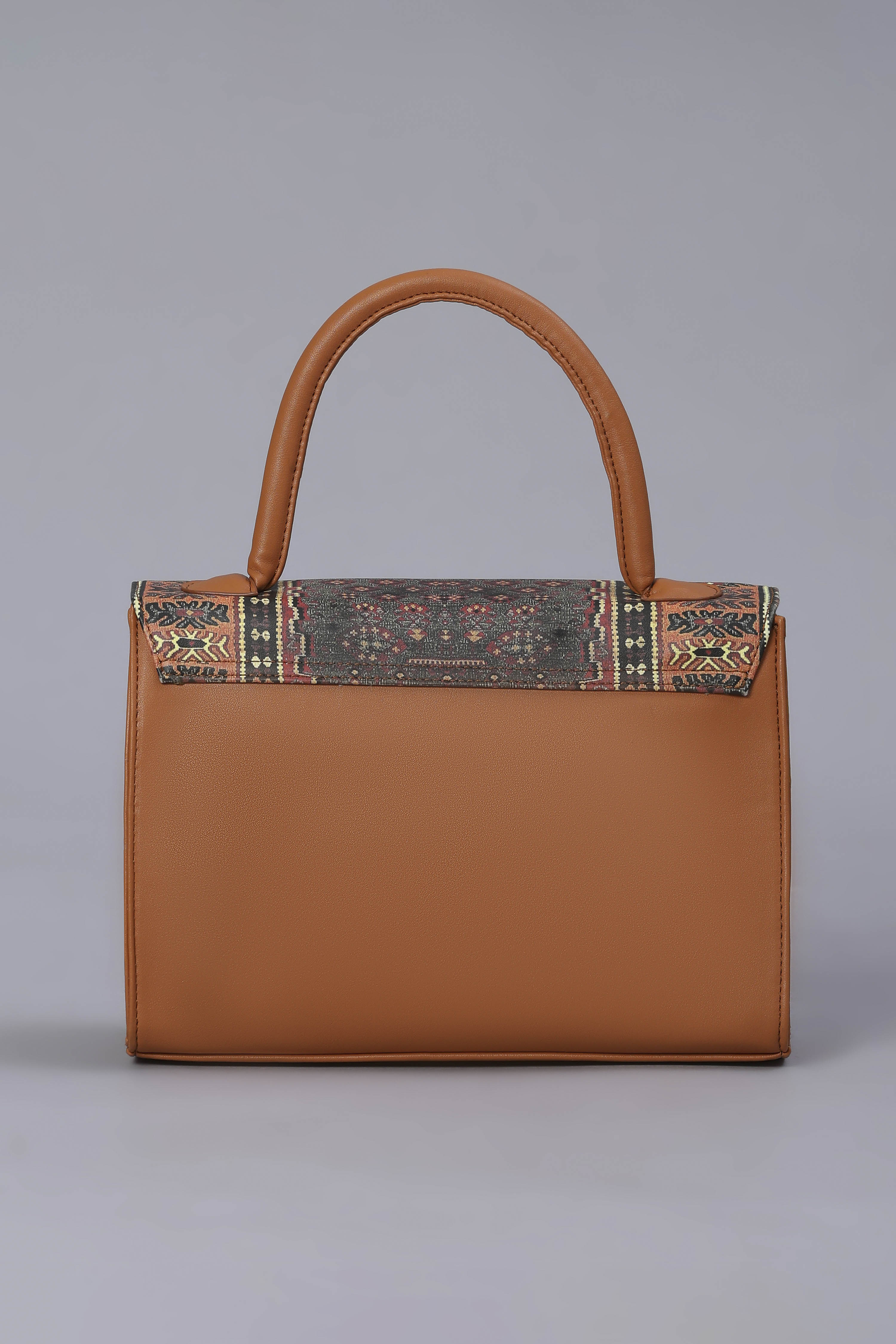 Green PU Satchel image number 2