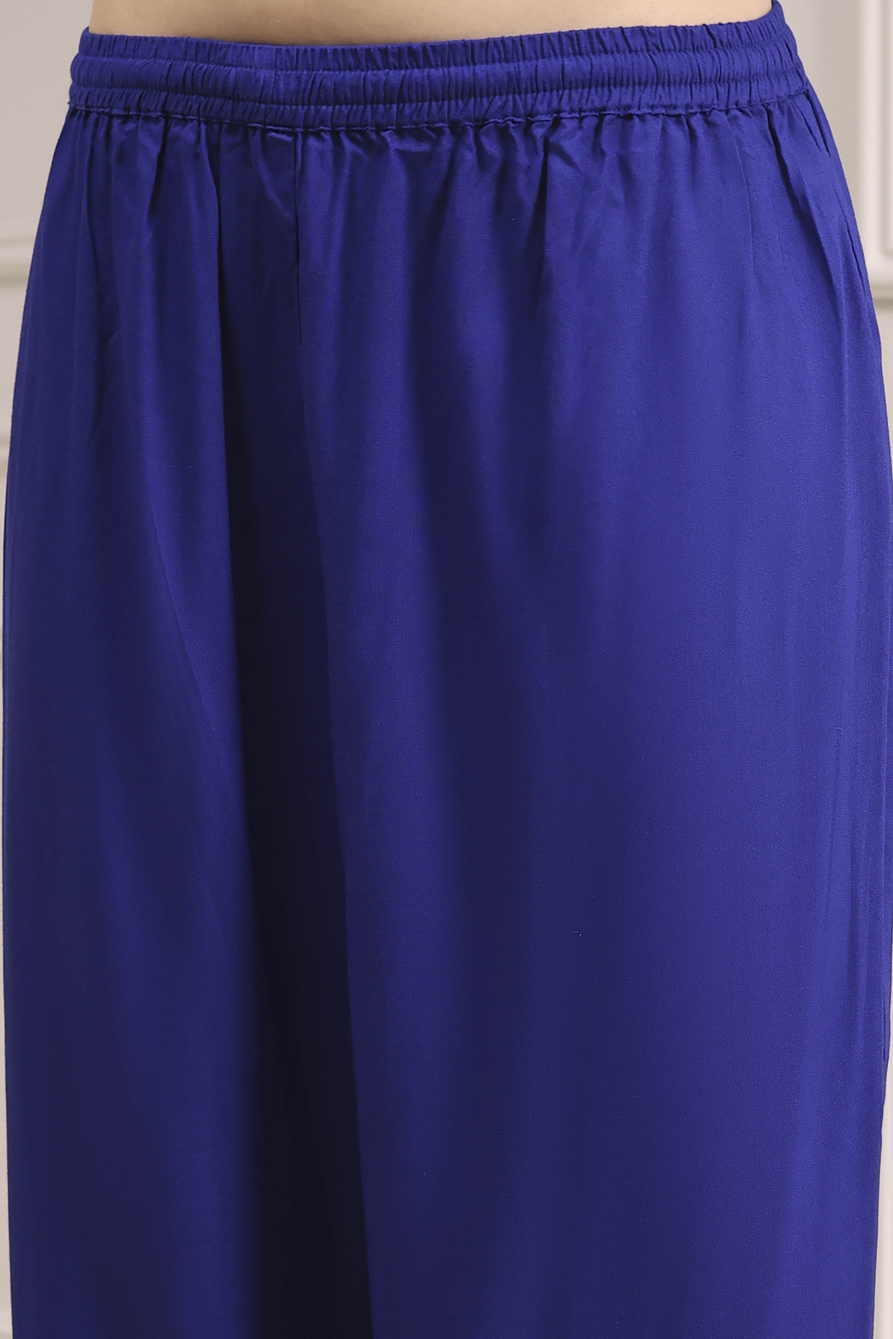 Red Printed Kaftan Style Kurta Set image number 2