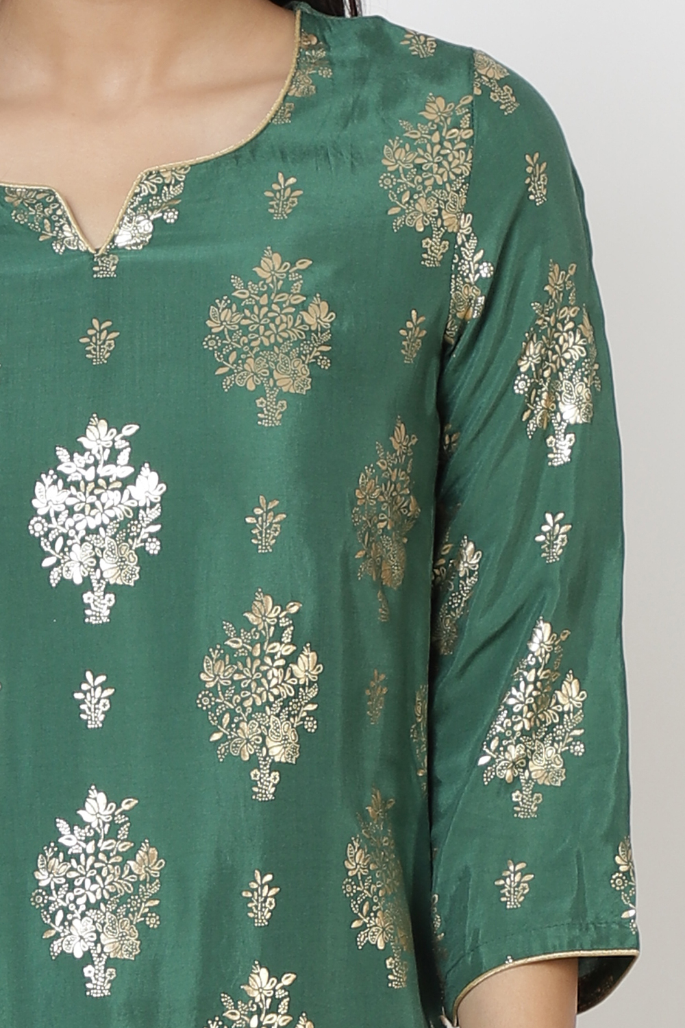 Yellow Viscose Straight Kurta image number 1