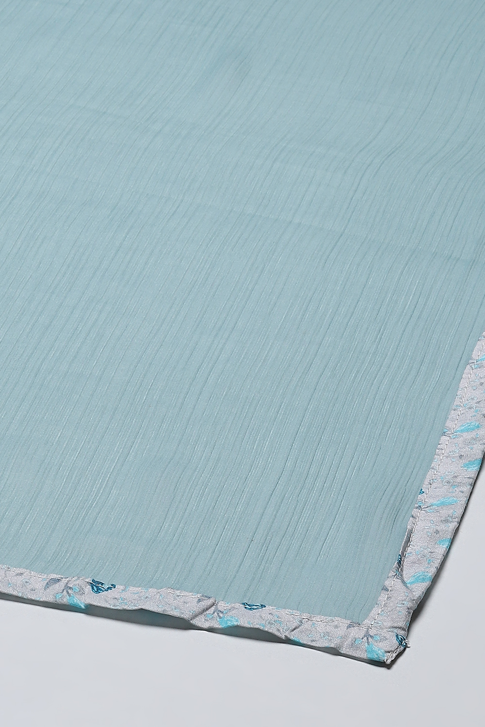 Off White Art Silk Straight Kurta Regular Pant Suit Set image number 3