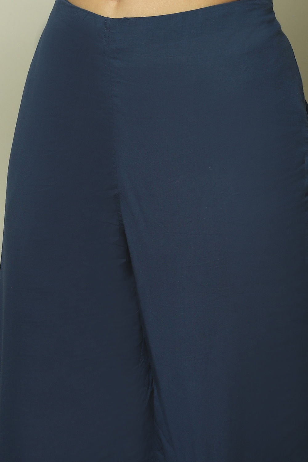 Light Blue Cotton Printed Unstitched Suit Set image number 2