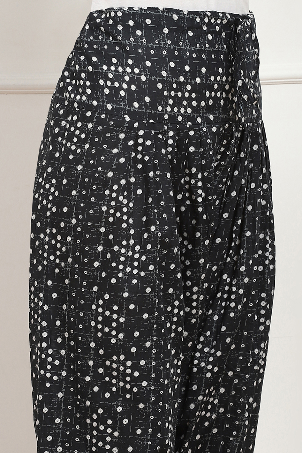 Black Cotton Printed Salwar image number 1