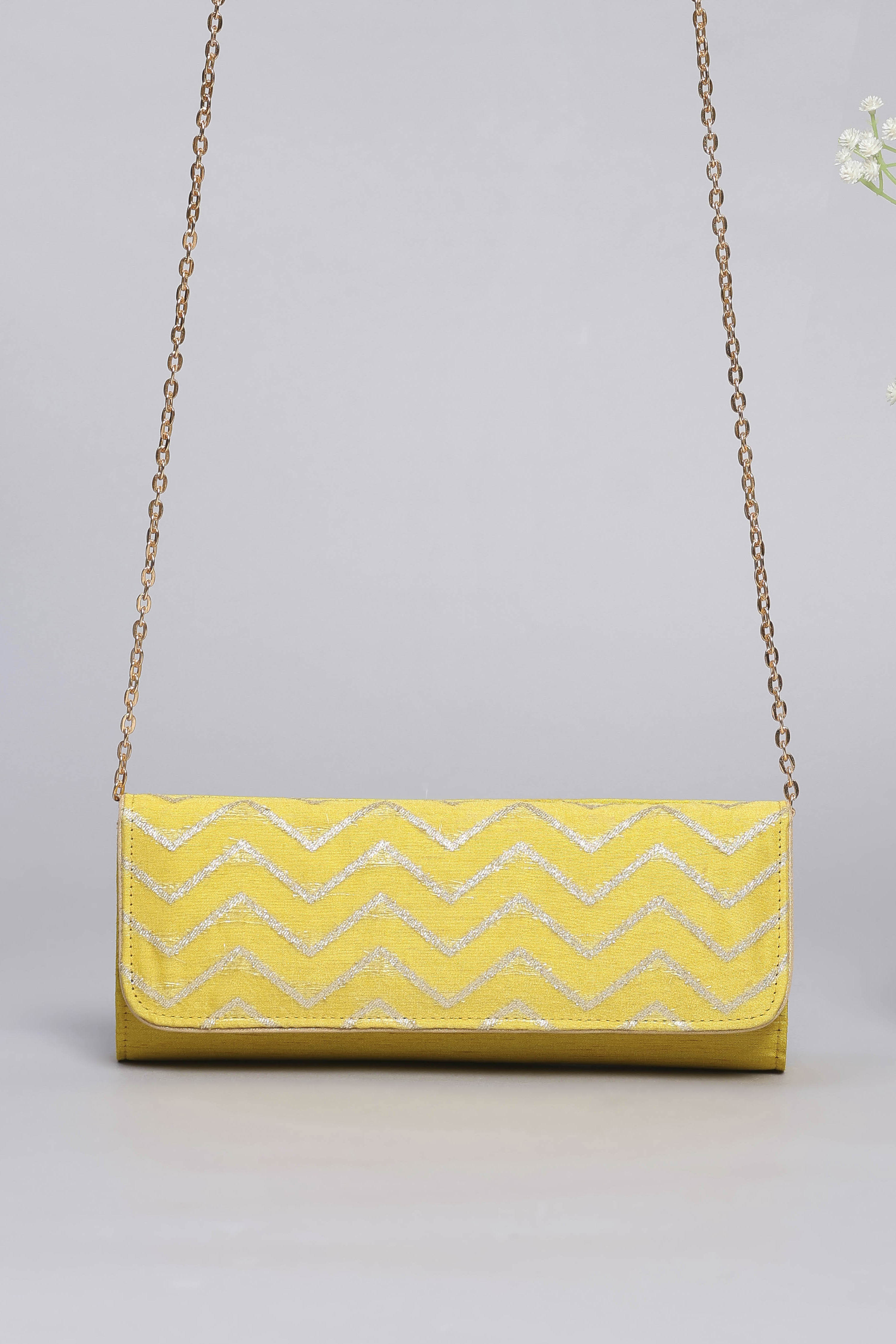 Yellow Polycotton Handbag image number 2