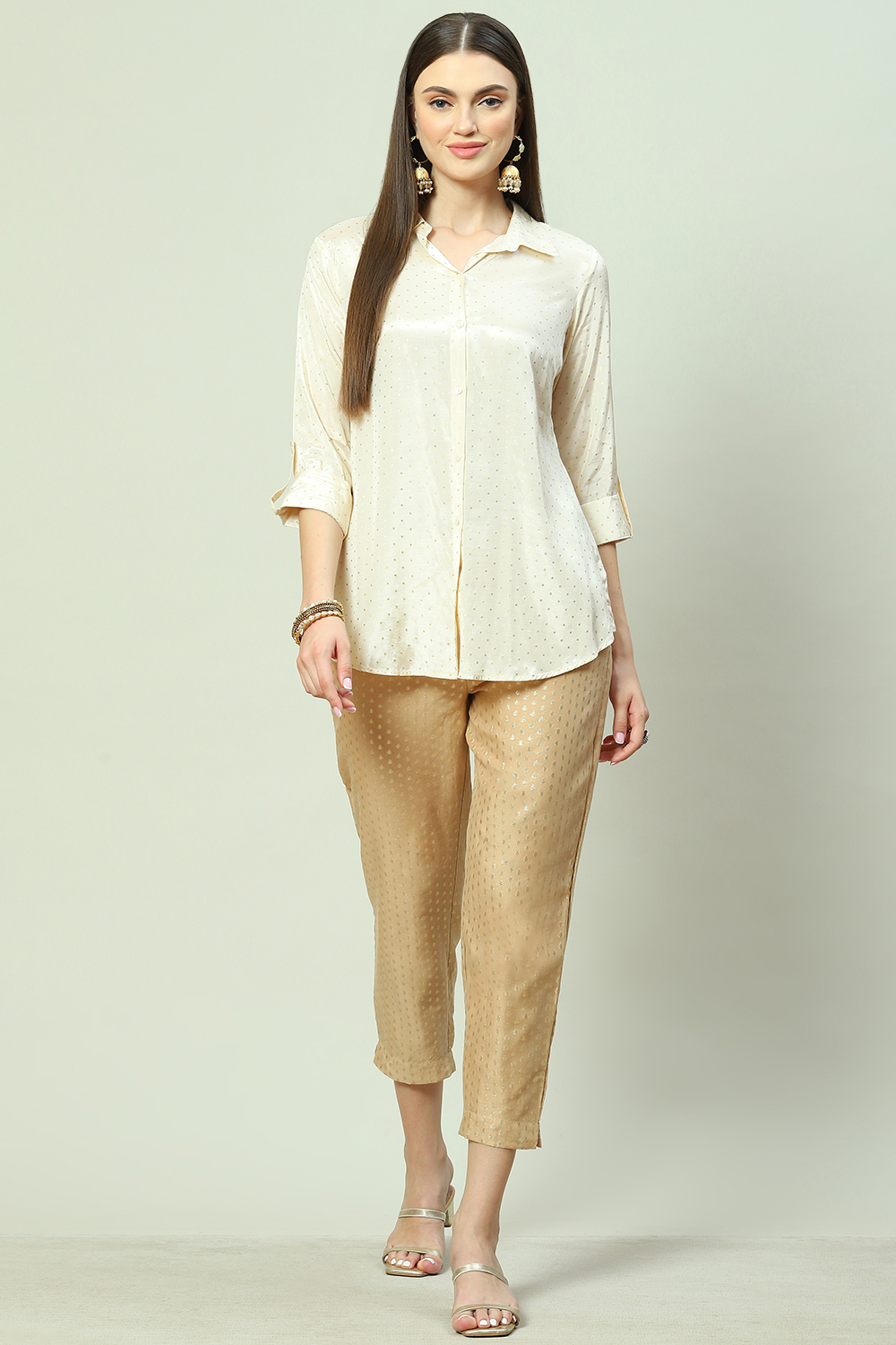 Black Polycotton Pants image number 5