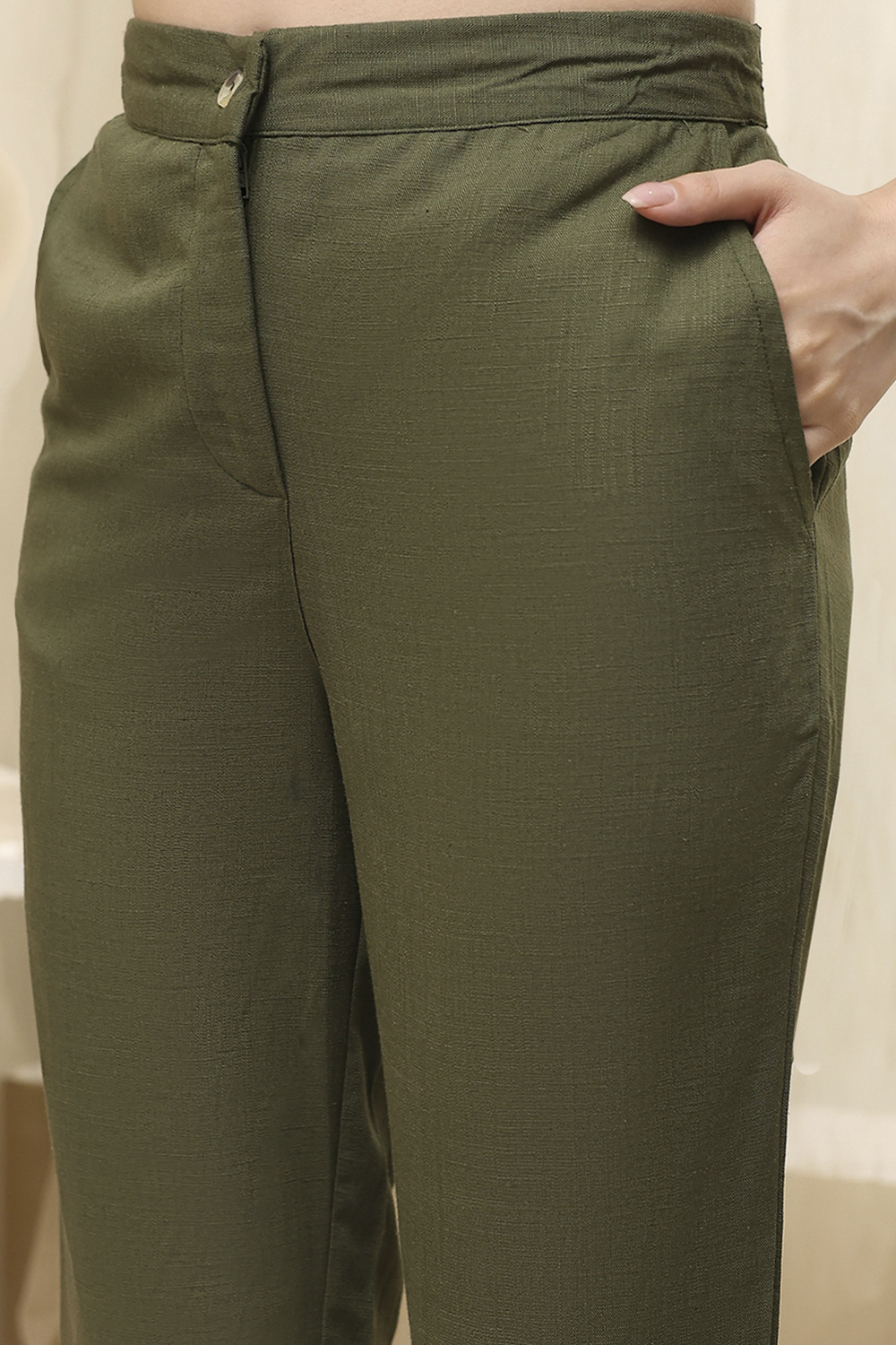 Orange Solid Straight Co-ord Set image number 5