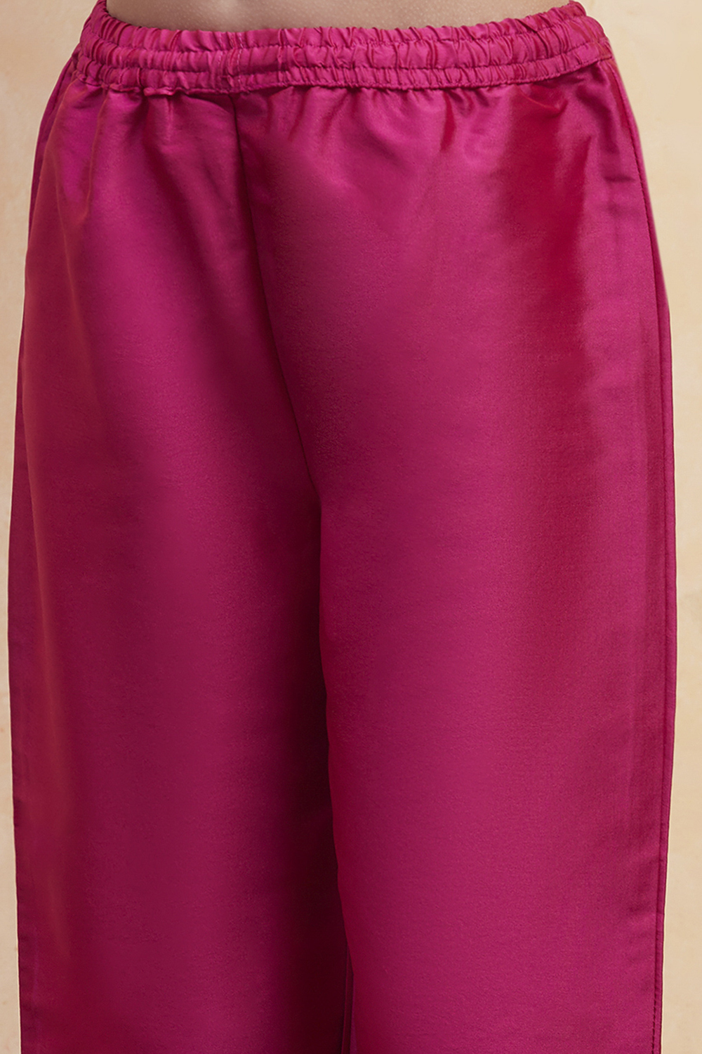 White Yarn Dyed Angrakha Anarkali Suit Set image number 2