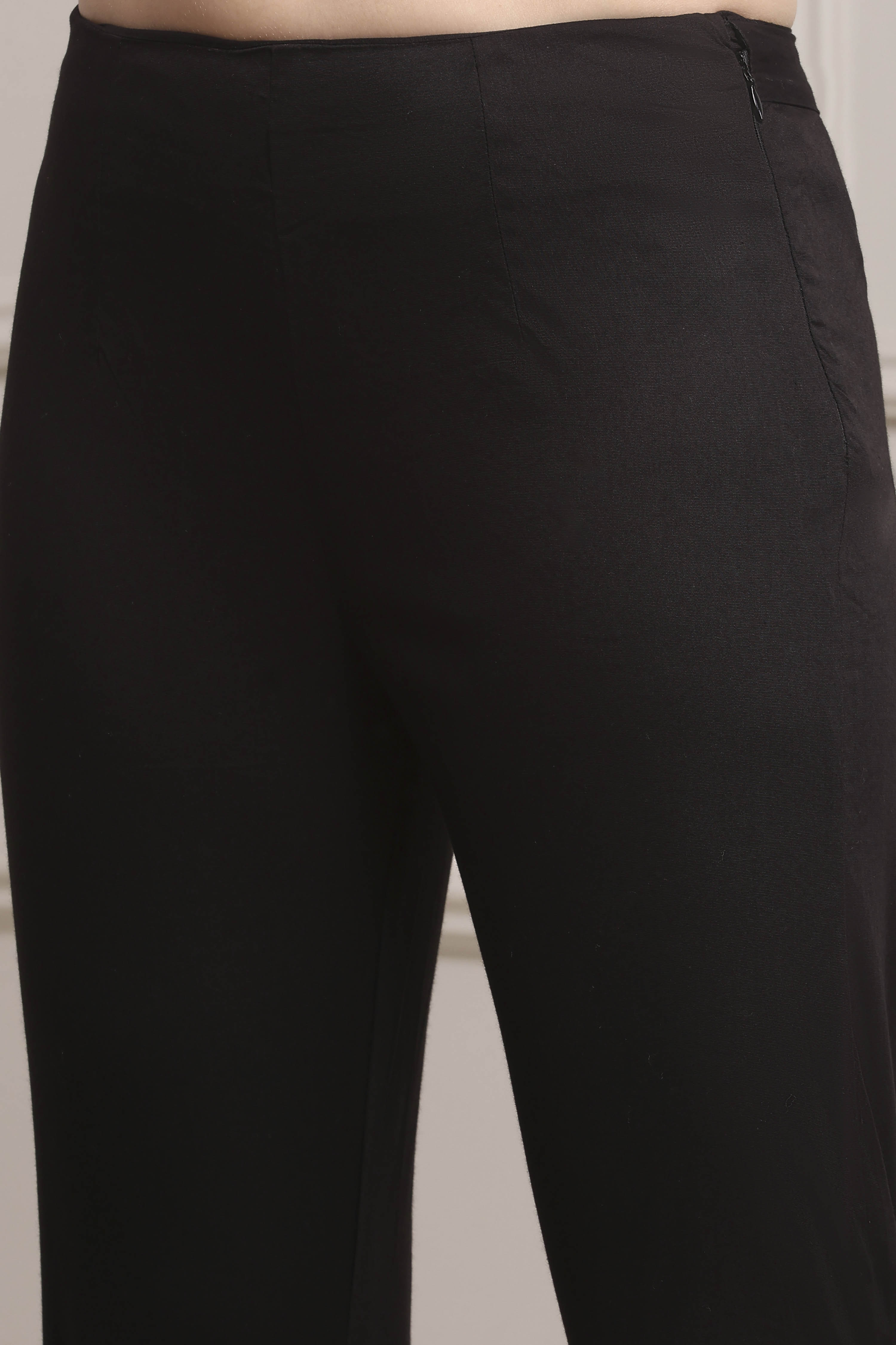 Berry Polyester Straight Kurta Pants Set image number 2