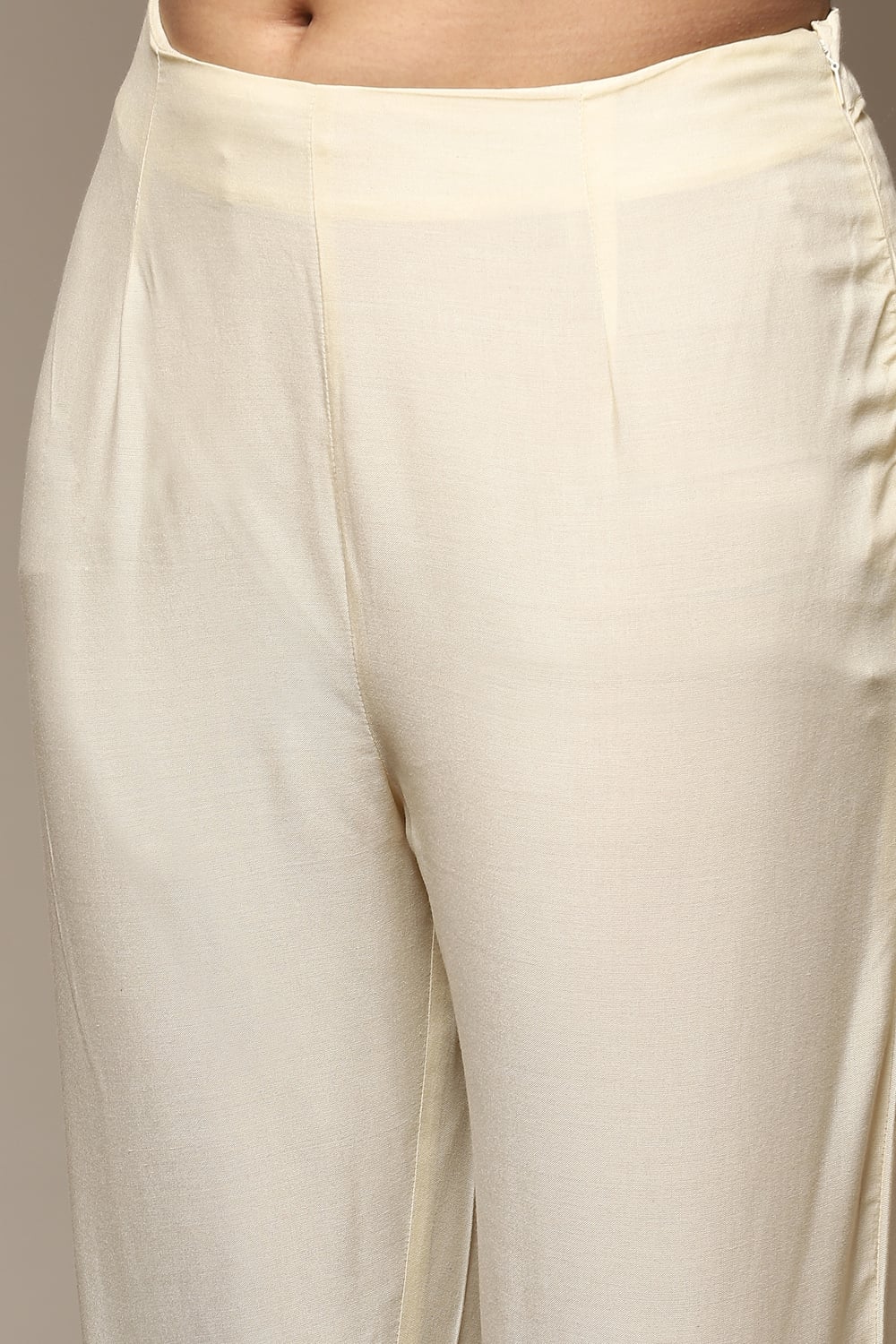Brown Rayon Straight Kurta Pants Suit Set image number 2