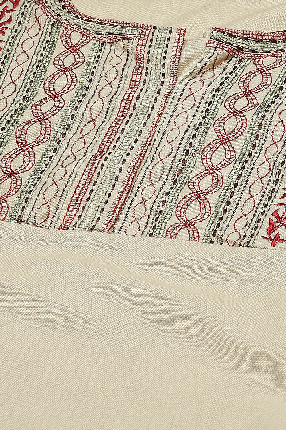 Blue Straight Kurta Regular Pants Suit Set image number 1