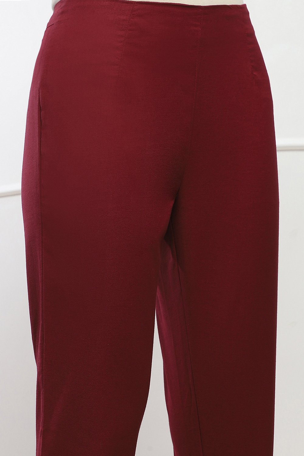 Green Bay Cotton Blend Solid Pant image number 1