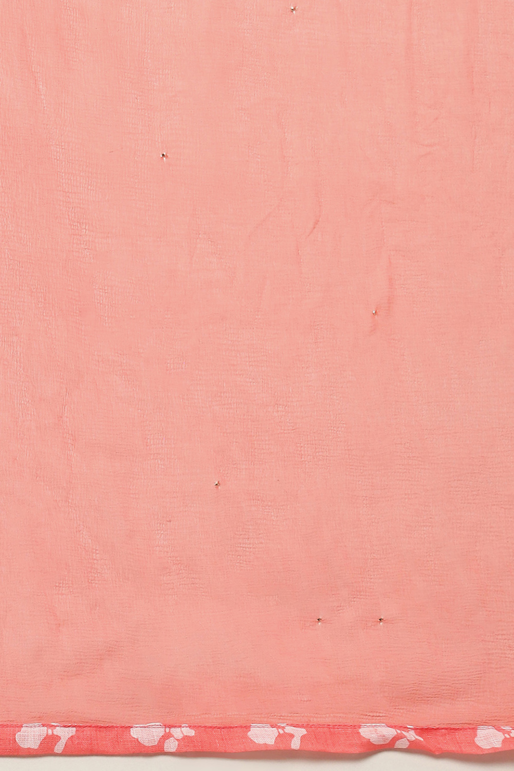 Peach Linen Unstitched Suit Set image number 3