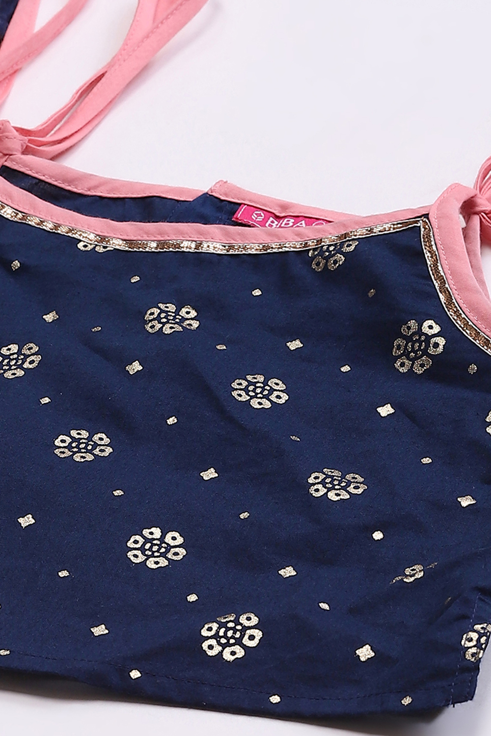 Blue Cotton Lehenga Set image number 1