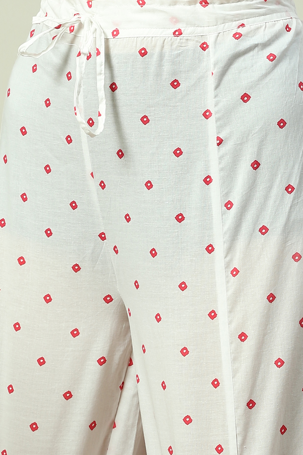 Blue Cotton Straight Kurta Flared Palazzo Suit Set image number 2