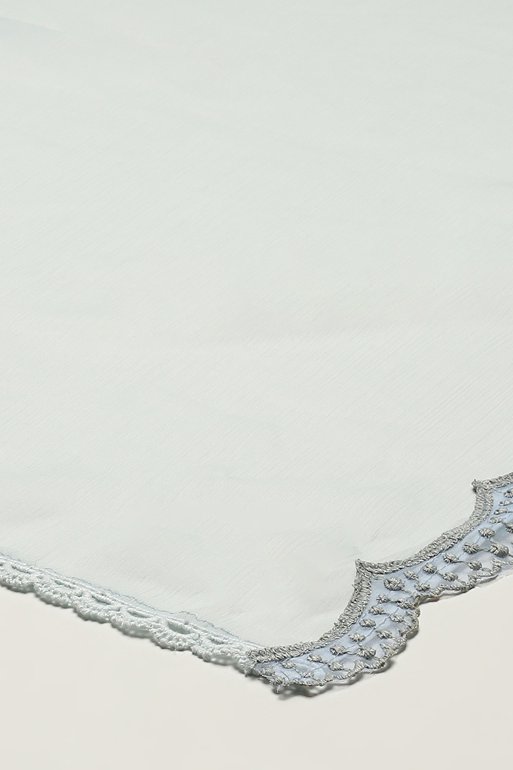 Steel Blue Rayon Straight Kurta Palazzo Suit Set image number 3