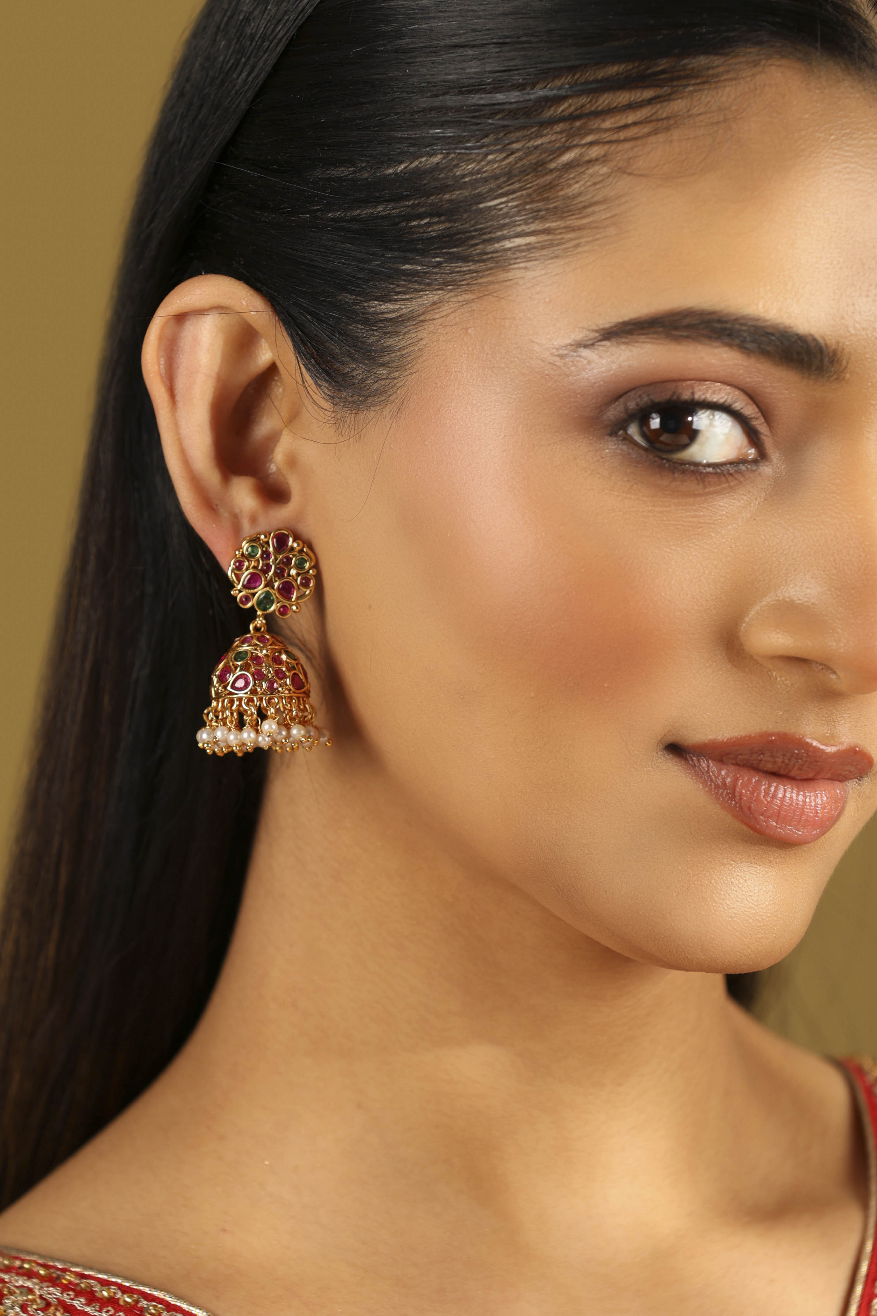 Multicolour Textured Earrings image number 3