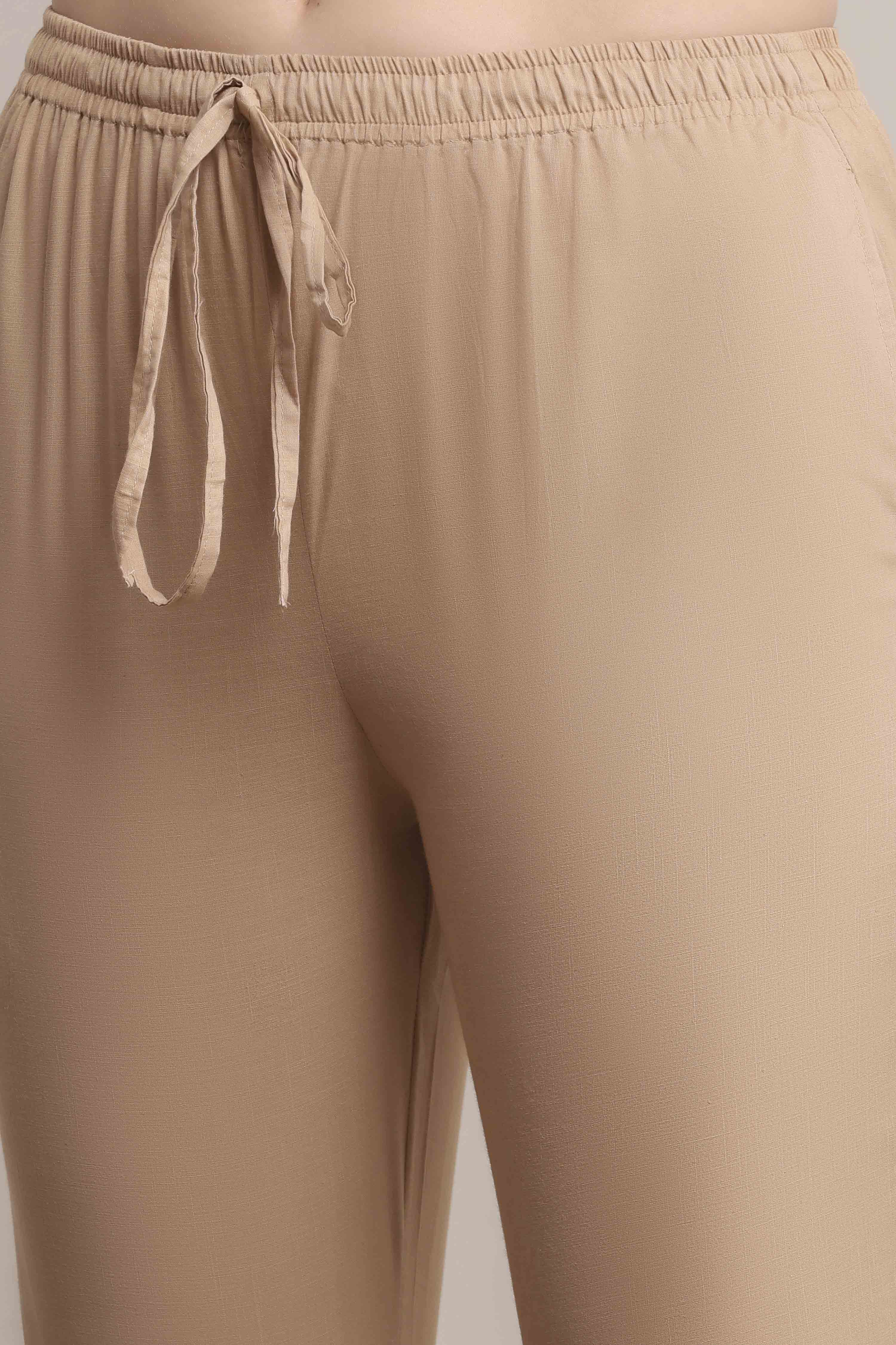 Red Viscose Rayon Straight Kurta Pants Set image number 2